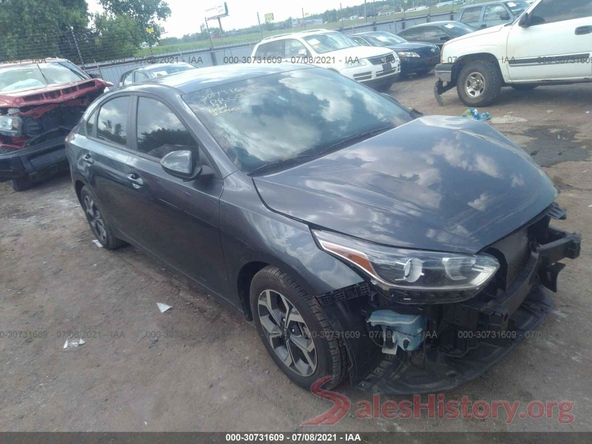 3KPF24AD6LE256409 2020 KIA FORTE