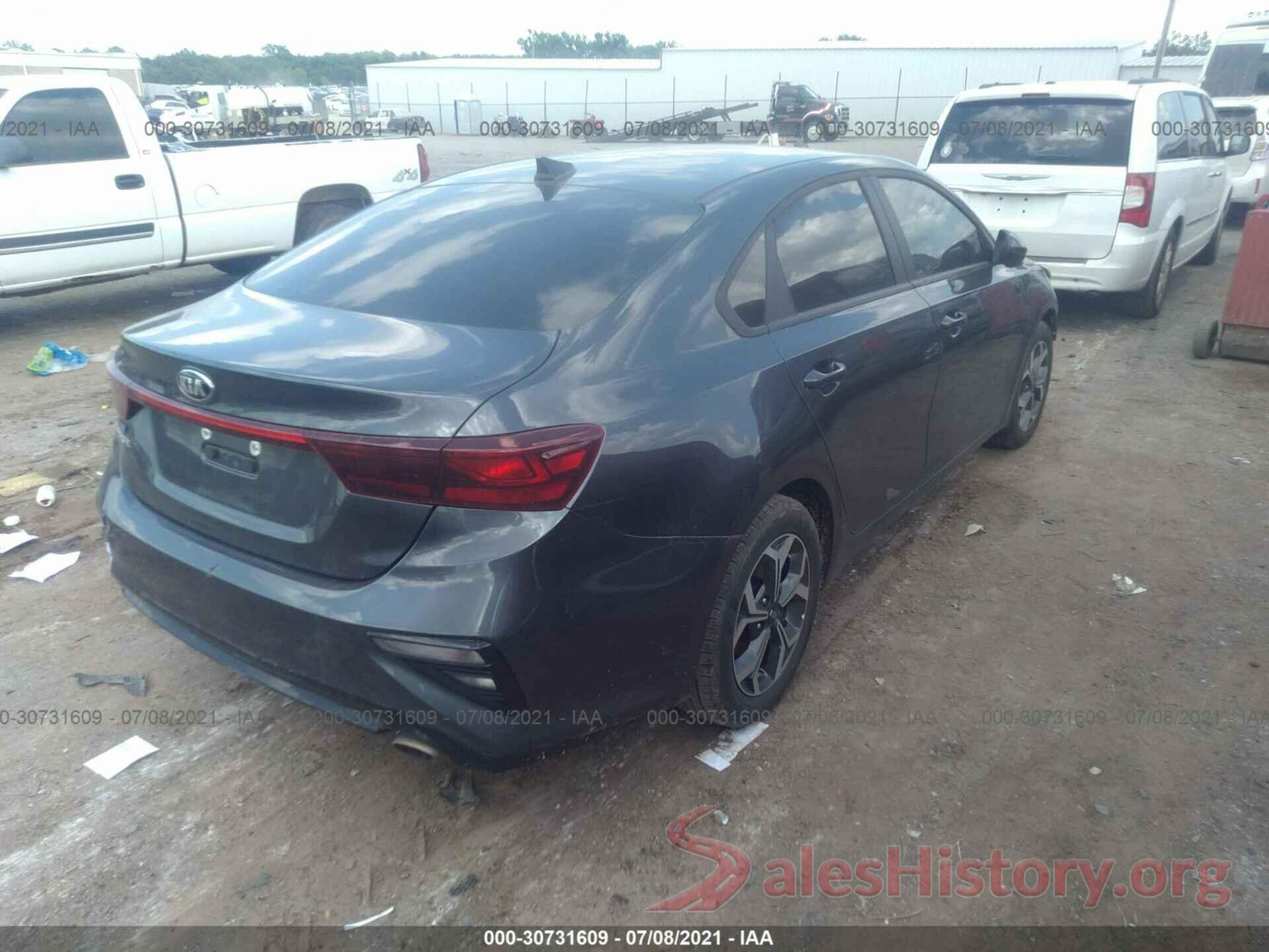 3KPF24AD6LE256409 2020 KIA FORTE