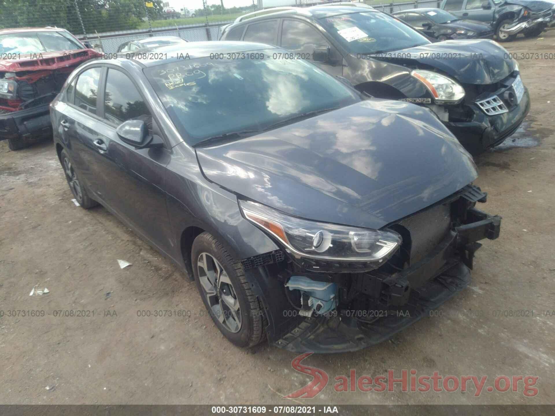 3KPF24AD6LE256409 2020 KIA FORTE