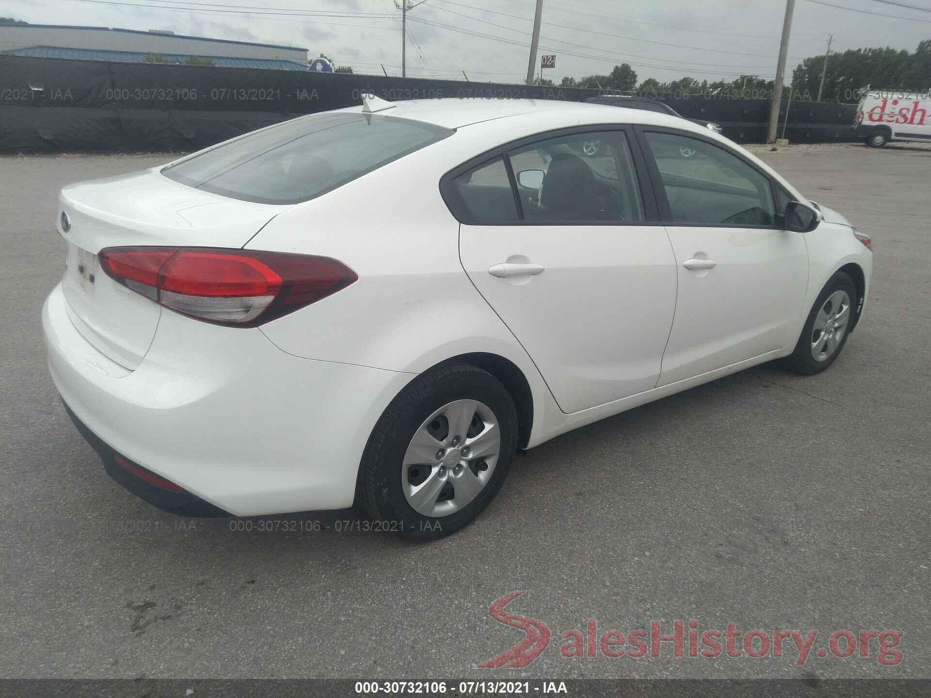 3KPFK4A76HE108603 2017 KIA FORTE