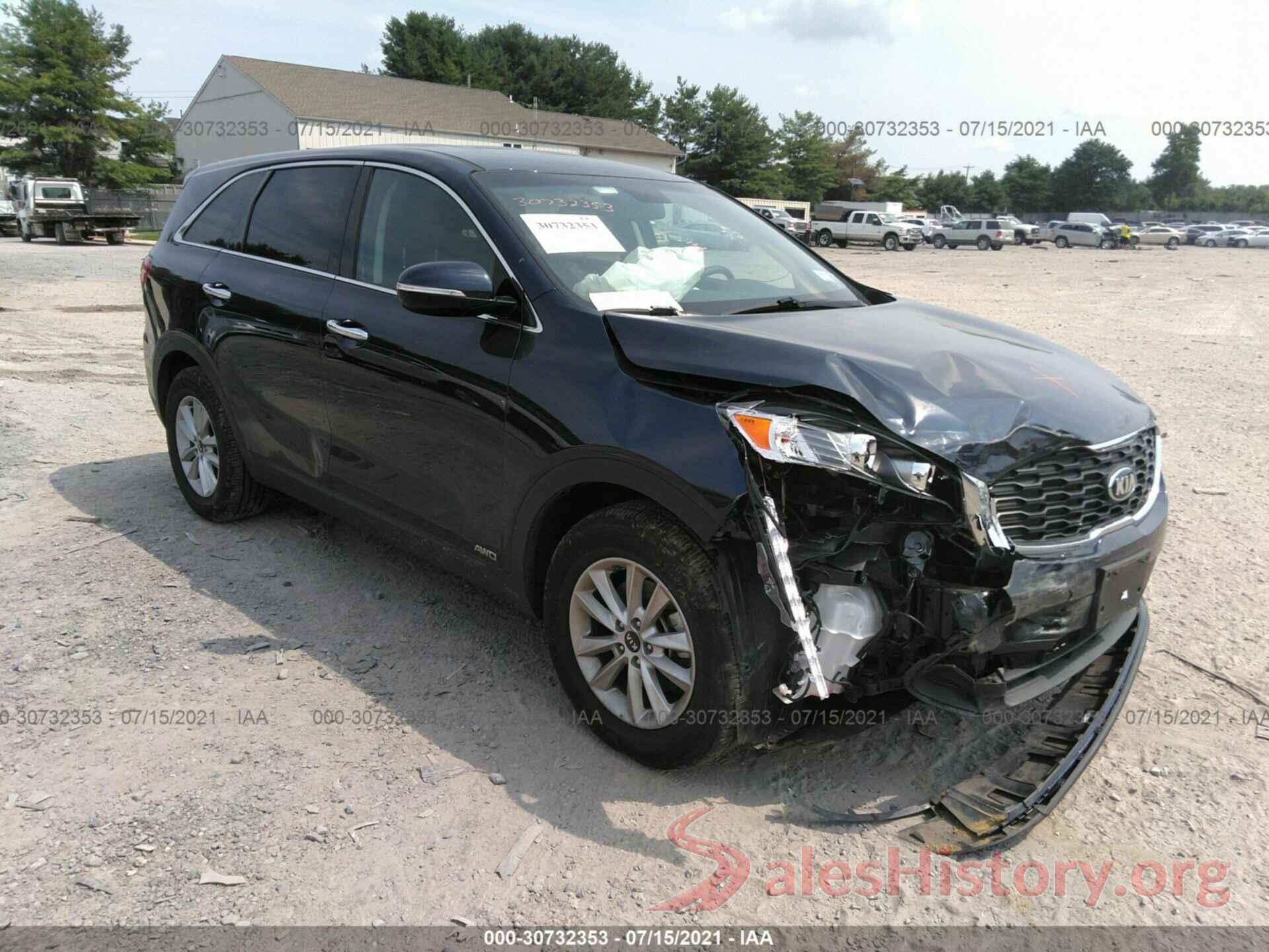 5XYPGDA50KG495356 2019 KIA SORENTO