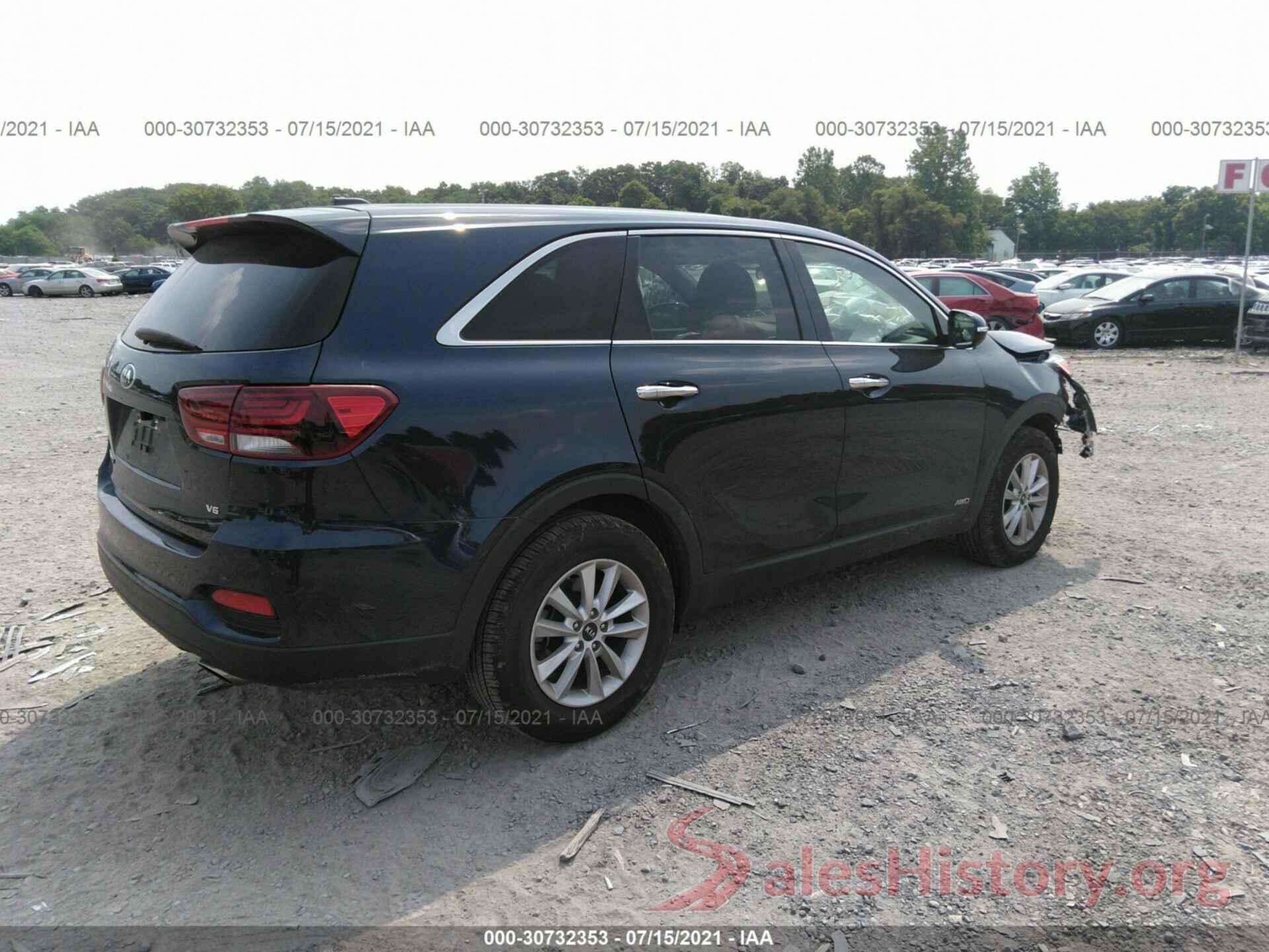 5XYPGDA50KG495356 2019 KIA SORENTO