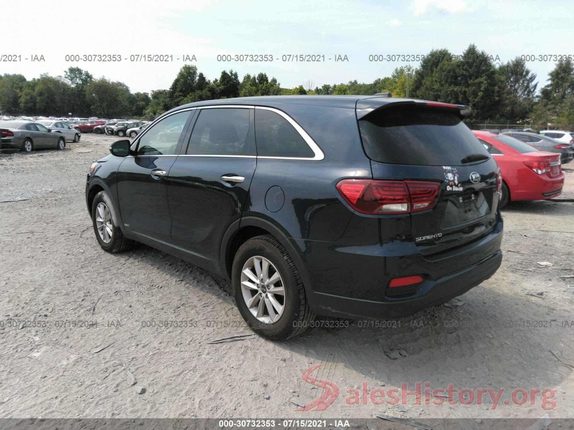 5XYPGDA50KG495356 2019 KIA SORENTO