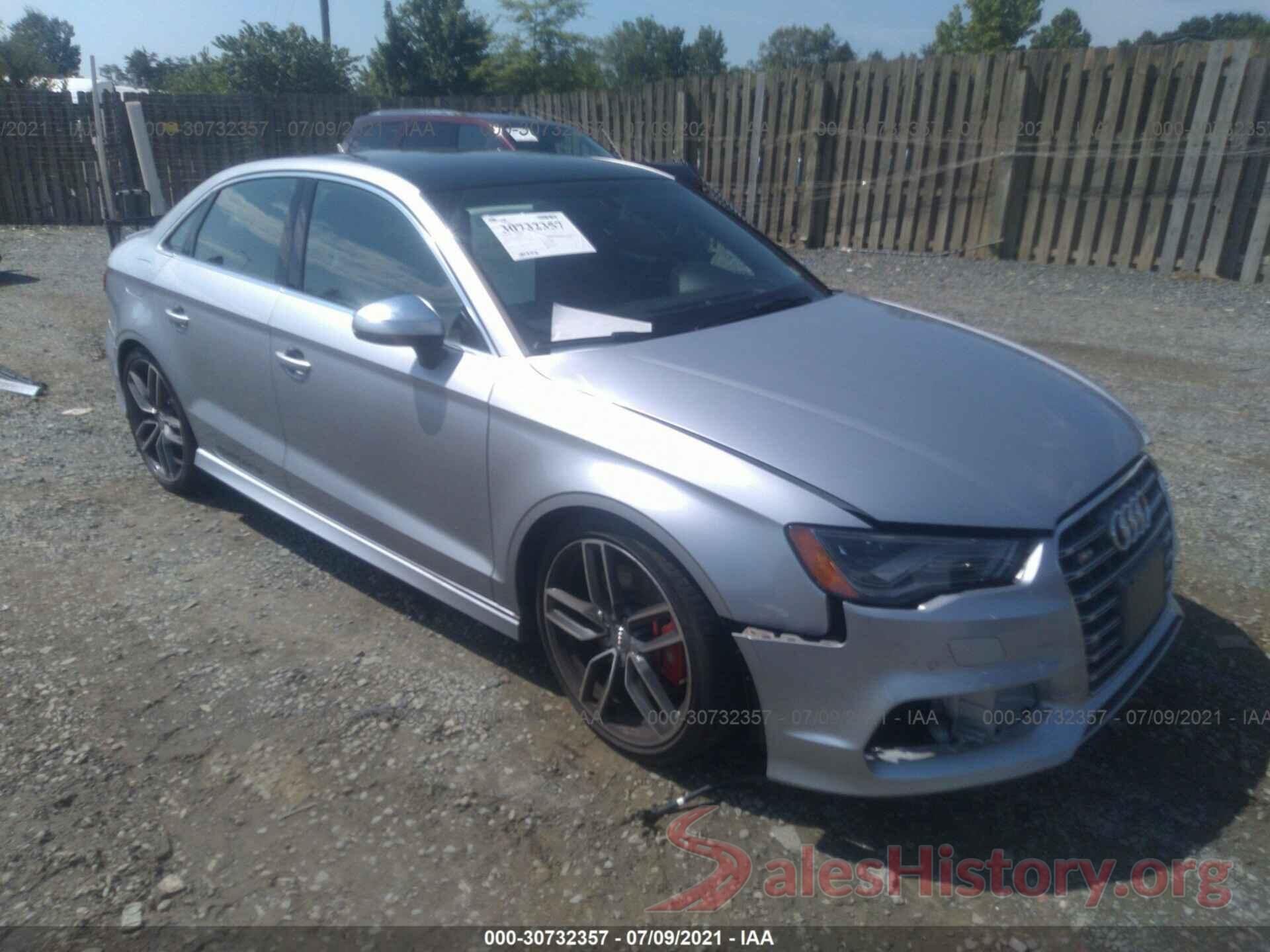 WAUB1HFF9G1041454 2016 AUDI S3