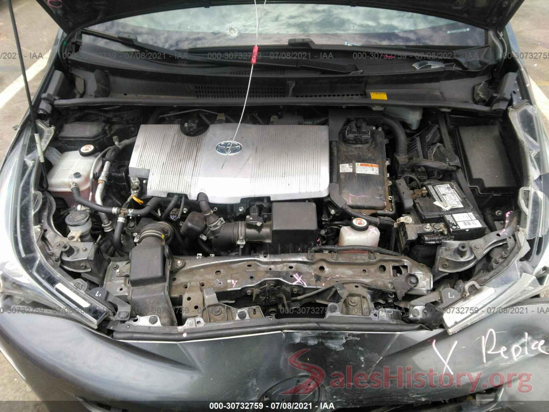 JTDKBRFU1G3021949 2016 TOYOTA PRIUS