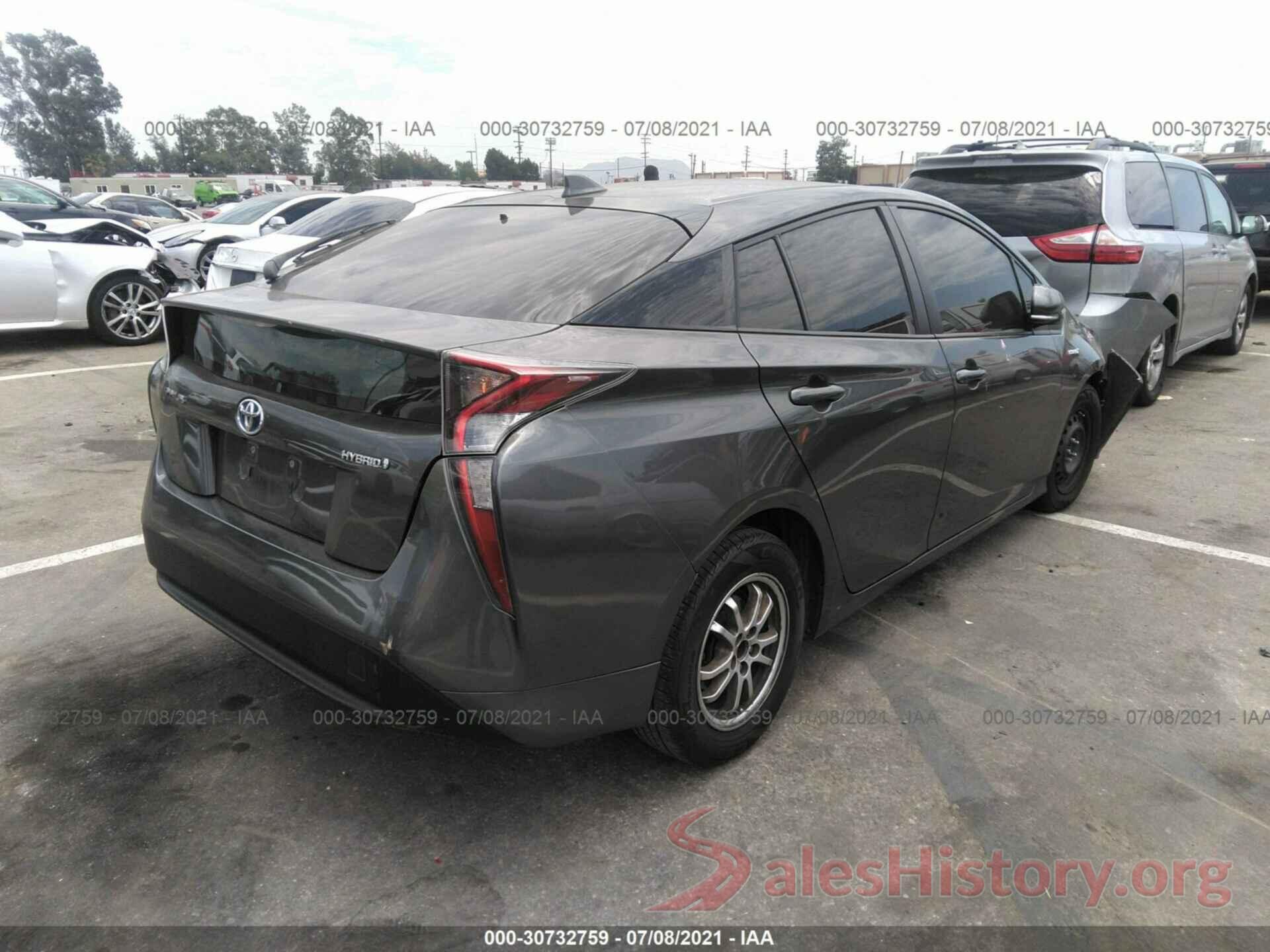 JTDKBRFU1G3021949 2016 TOYOTA PRIUS