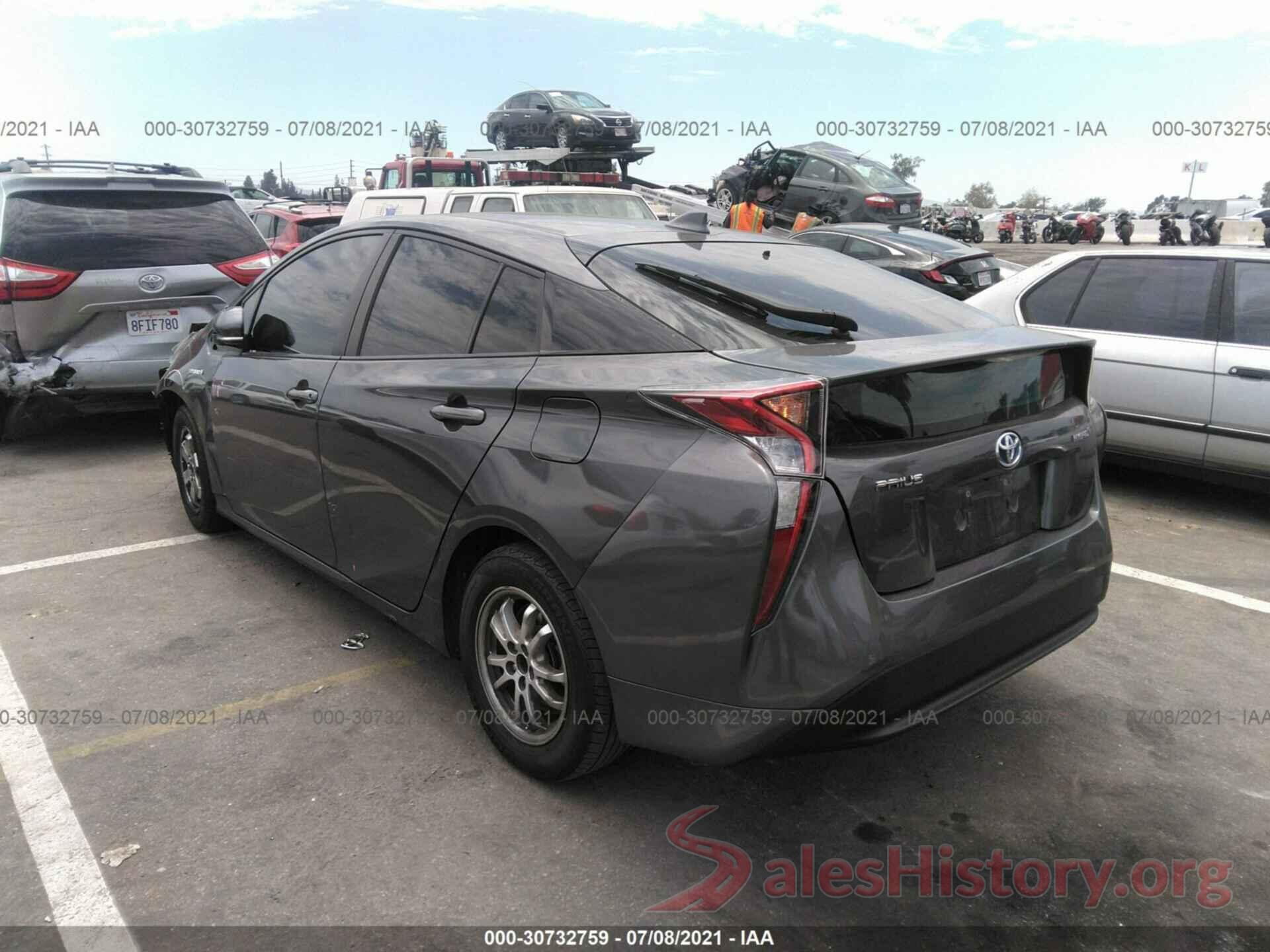 JTDKBRFU1G3021949 2016 TOYOTA PRIUS