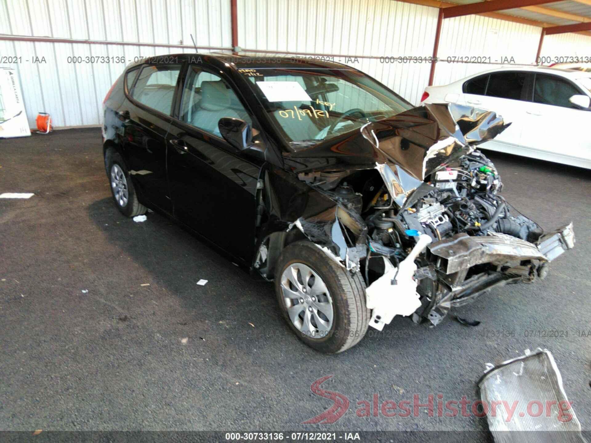 KMHCT5AE7GU238700 2016 HYUNDAI ACCENT