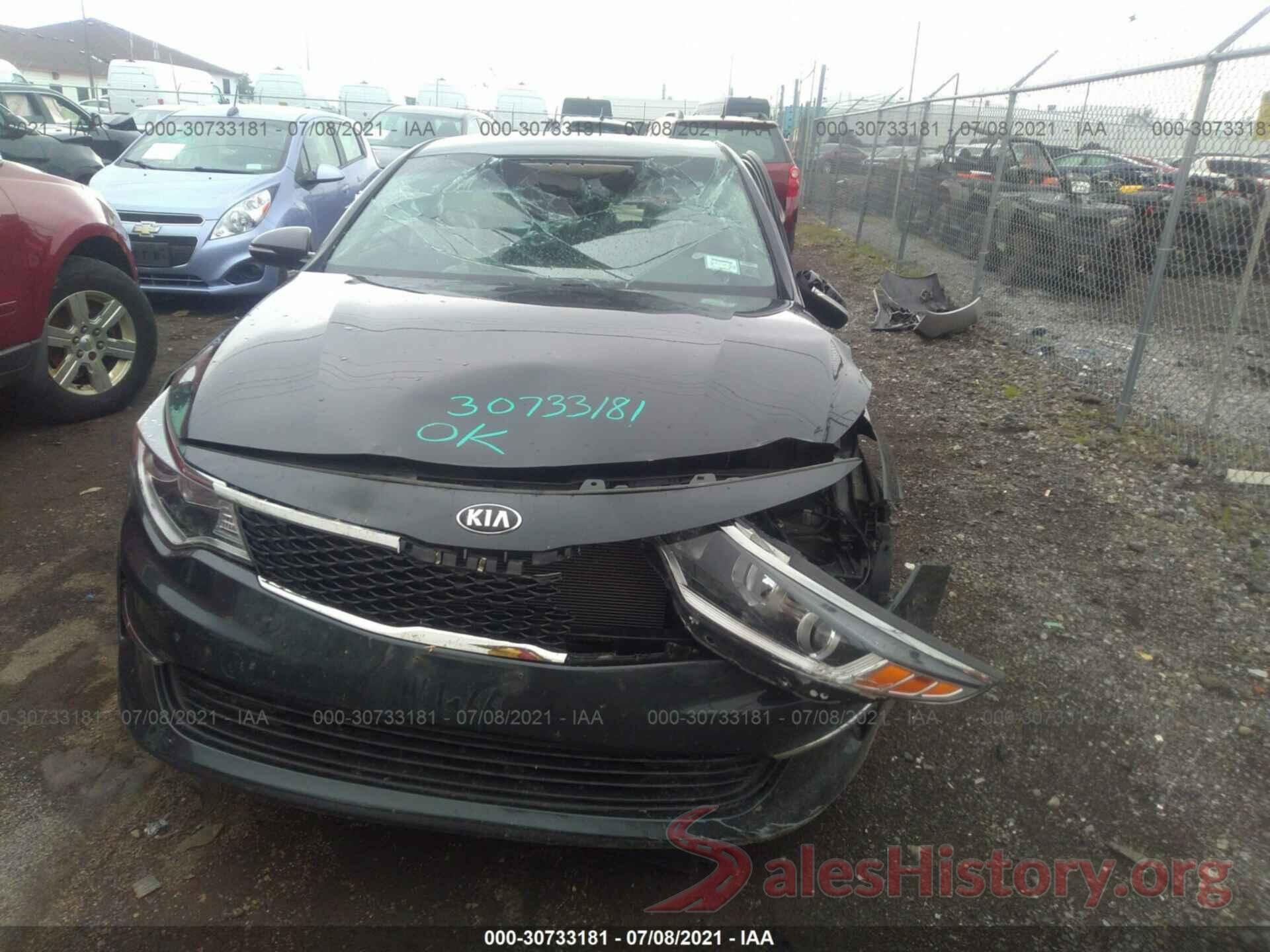 KNAGT4L36G5084967 2016 KIA OPTIMA