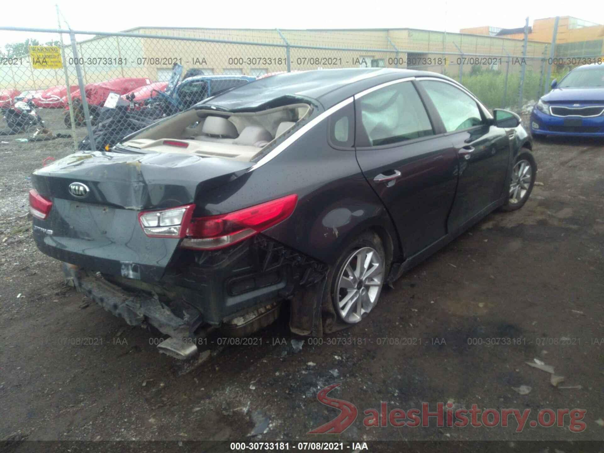 KNAGT4L36G5084967 2016 KIA OPTIMA