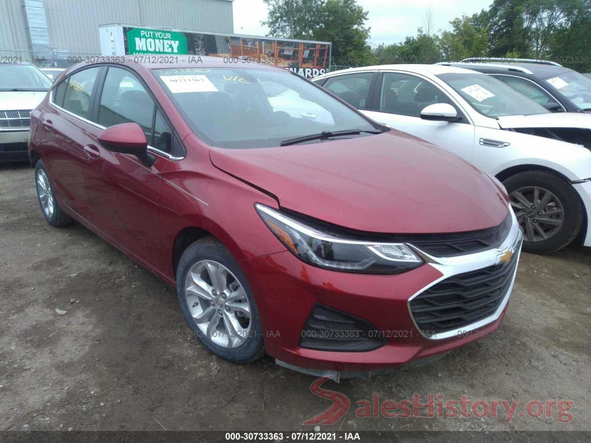 3G1BE6SM4KS588776 2019 CHEVROLET CRUZE