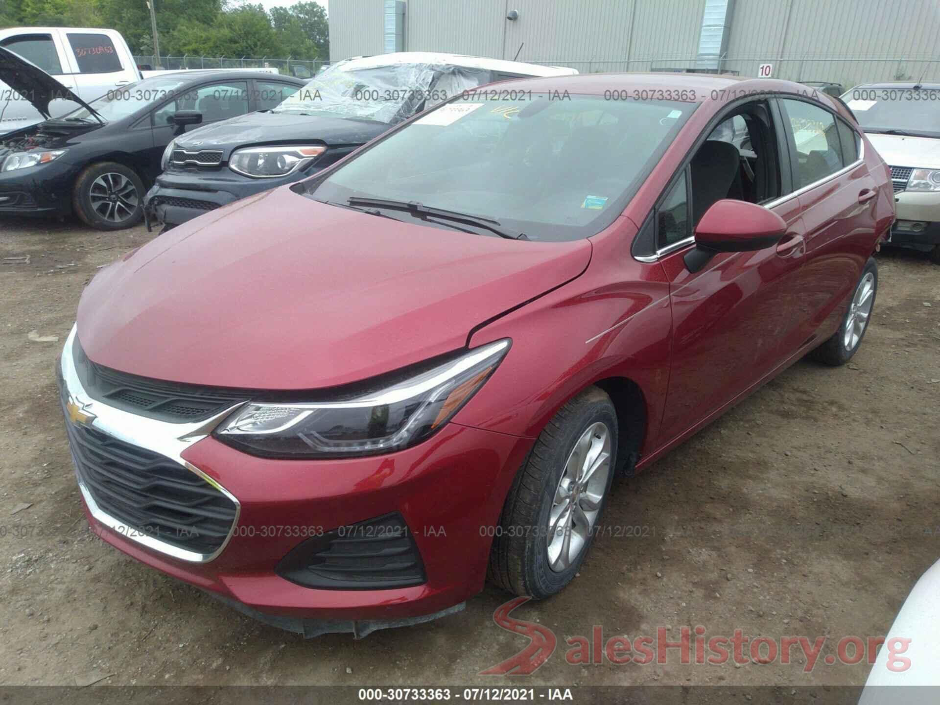 3G1BE6SM4KS588776 2019 CHEVROLET CRUZE