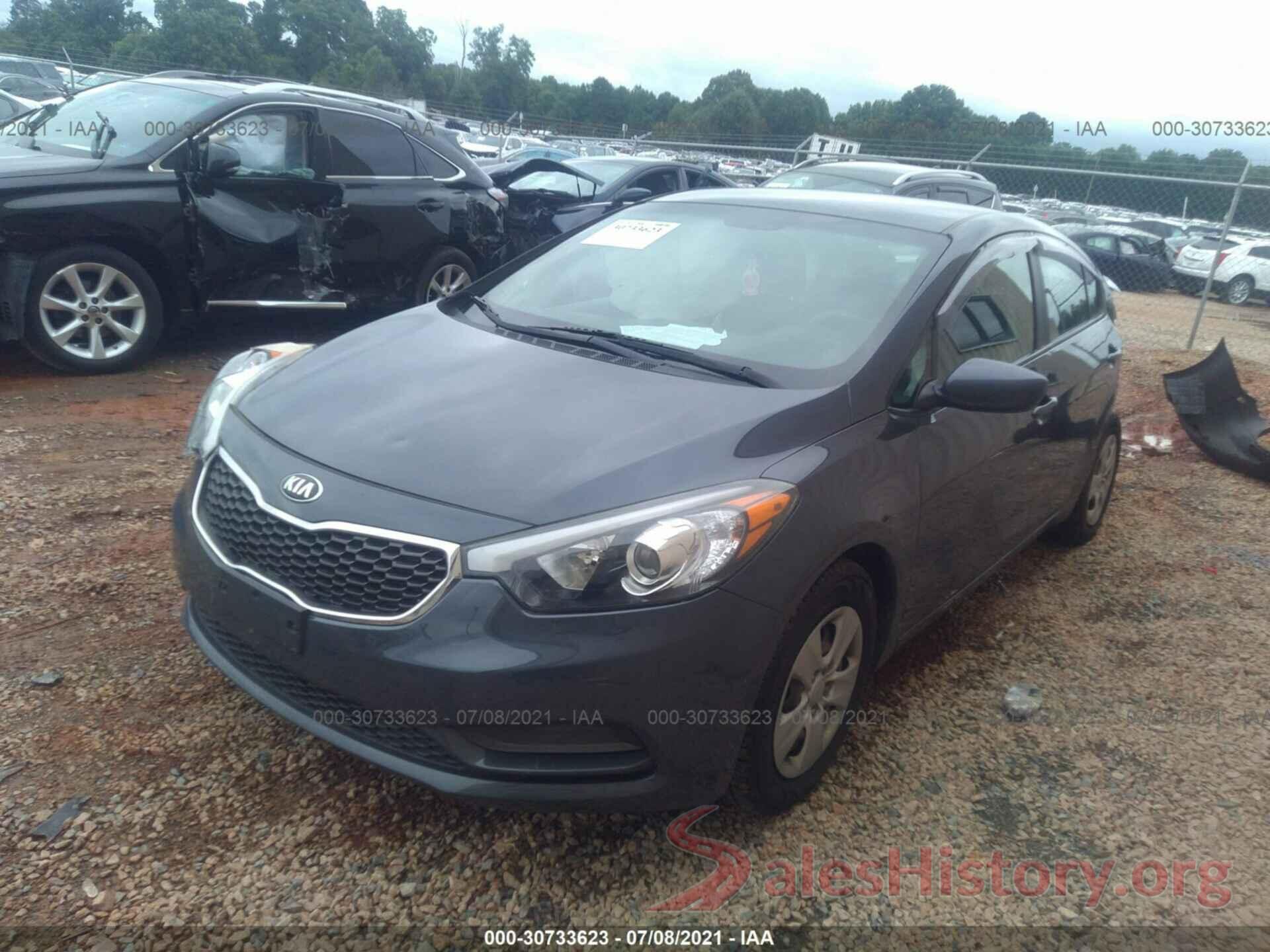 KNAFK4A61G5457540 2016 KIA FORTE