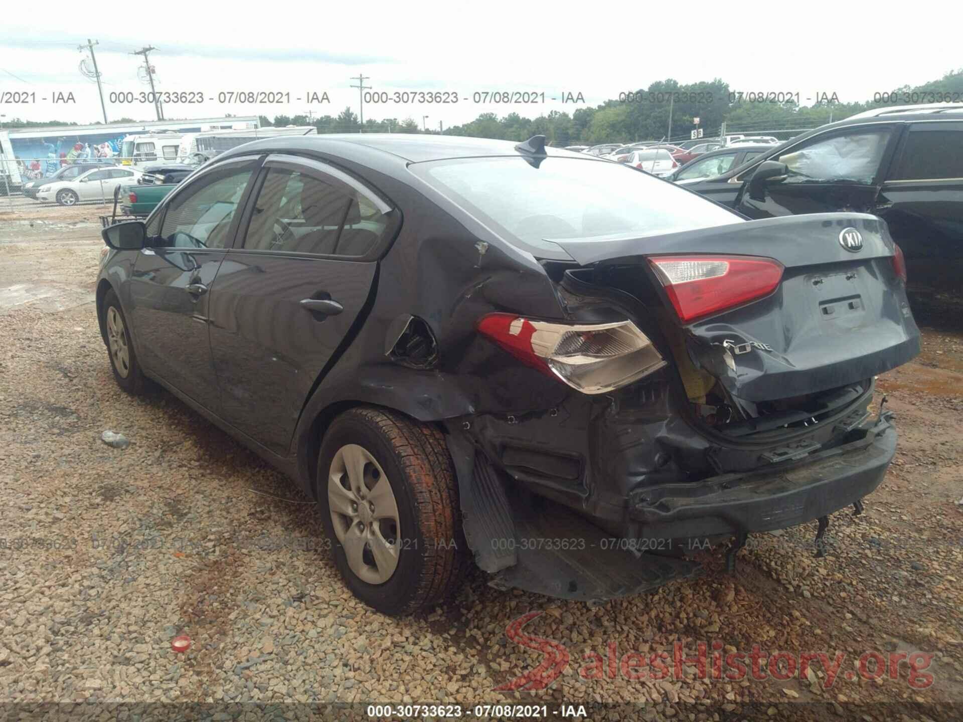 KNAFK4A61G5457540 2016 KIA FORTE