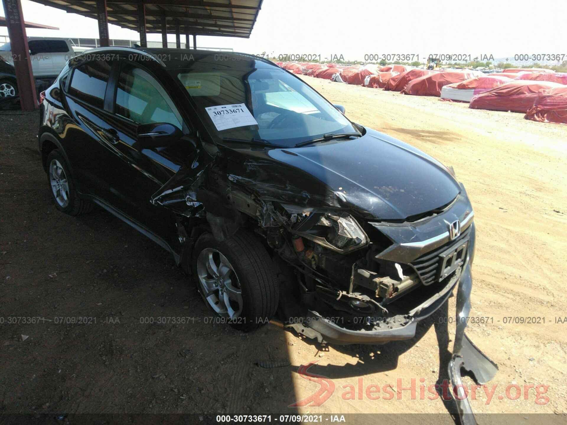 3CZRU6H55GM727280 2016 HONDA HR-V