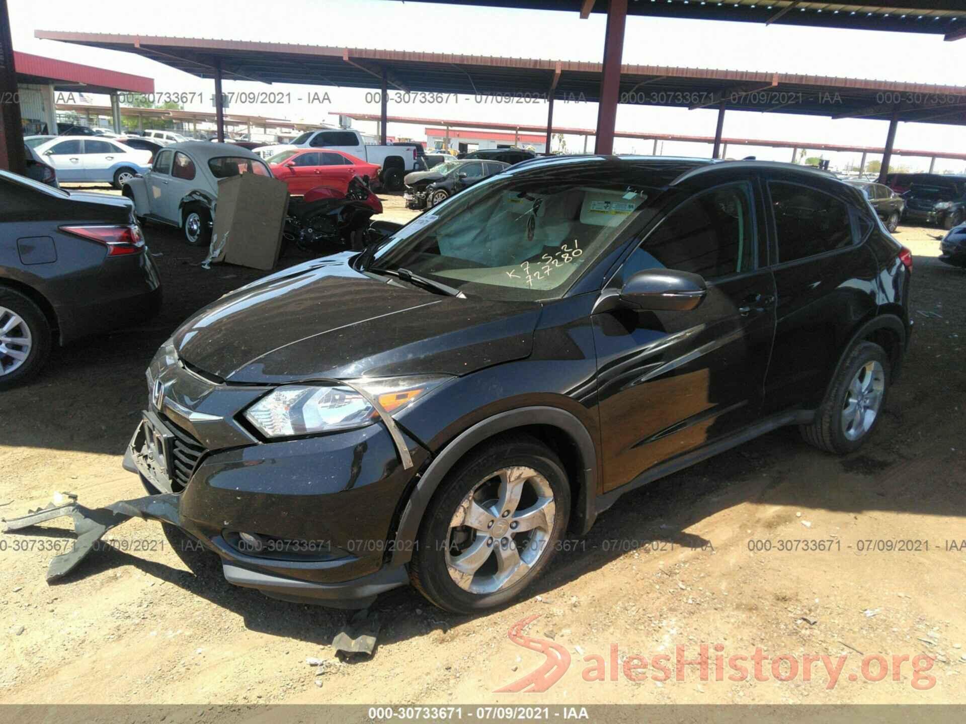 3CZRU6H55GM727280 2016 HONDA HR-V