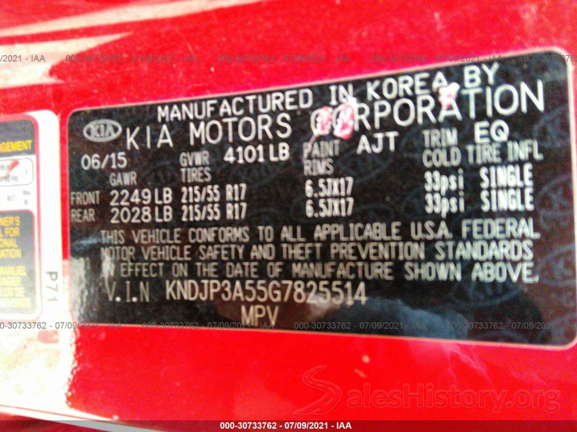 KNDJP3A55G7825514 2016 KIA SOUL