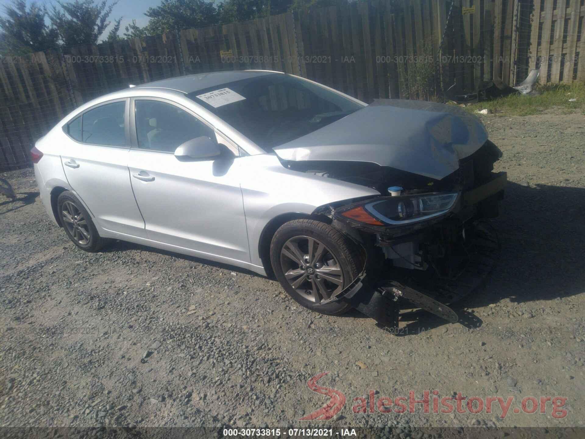 5NPD84LF4JH282780 2018 HYUNDAI ELANTRA