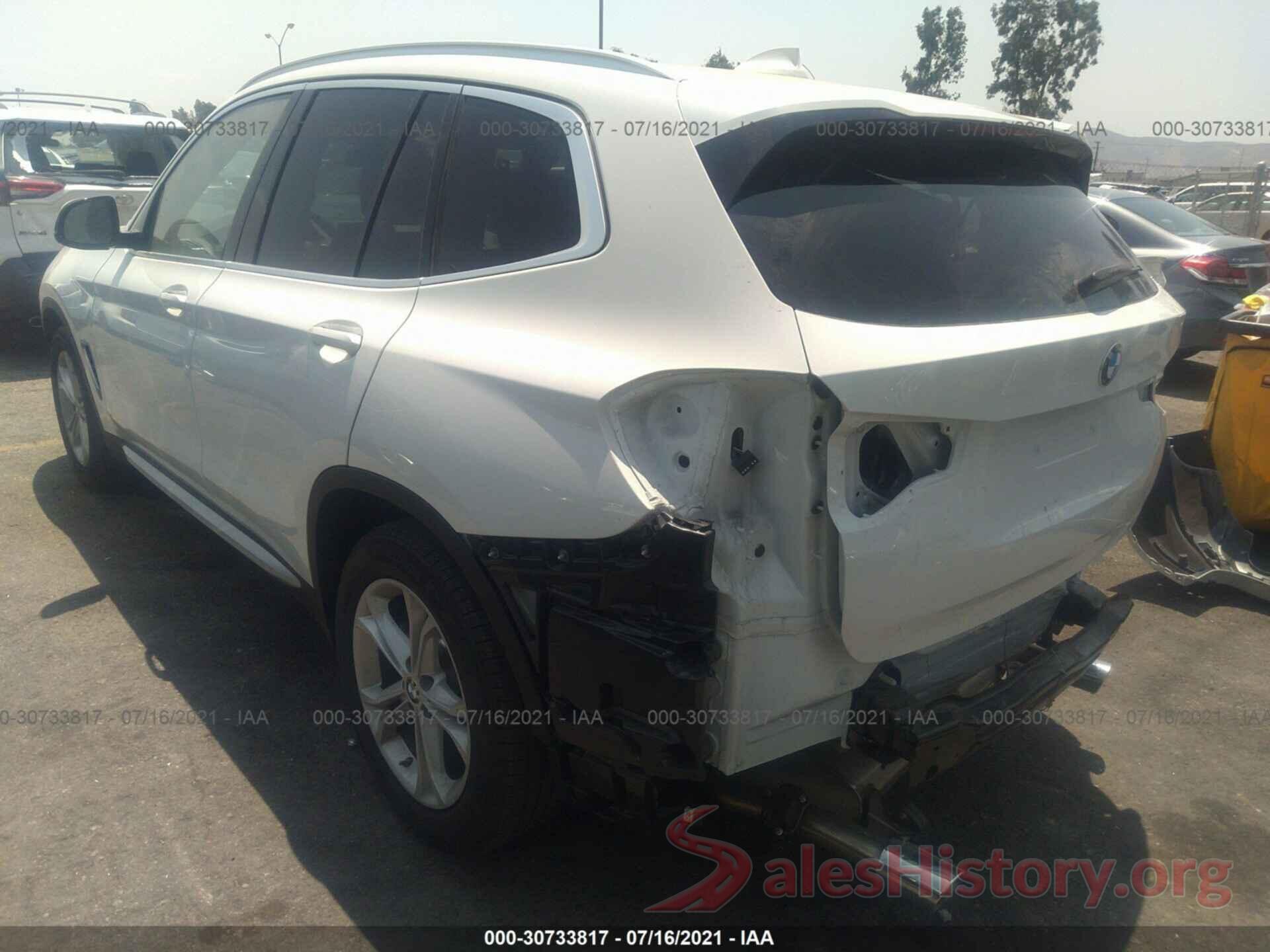 5UXTR7C55KLR53631 2019 BMW X3