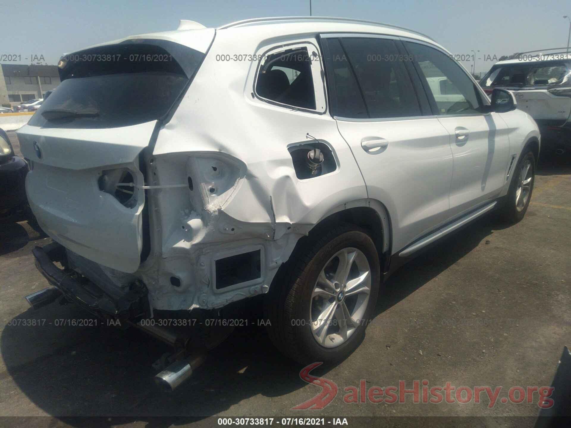 5UXTR7C55KLR53631 2019 BMW X3