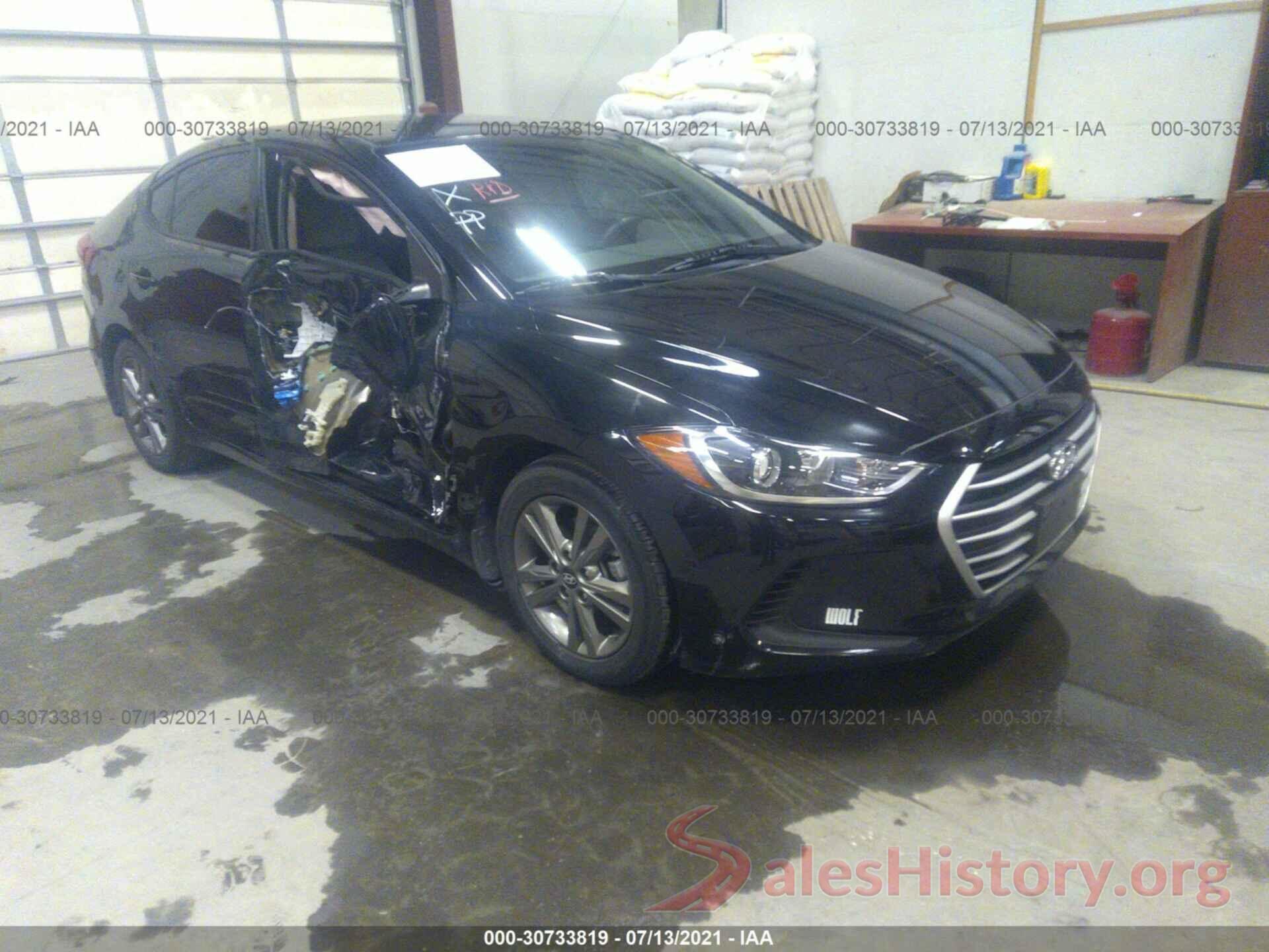 5NPD84LF5JH285316 2018 HYUNDAI ELANTRA