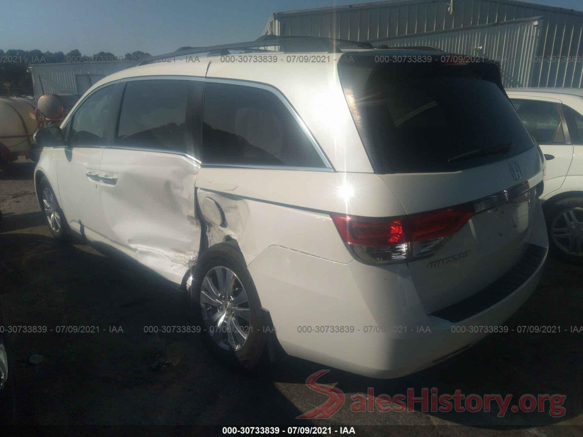 5FNRL5H64GB062503 2016 HONDA ODYSSEY