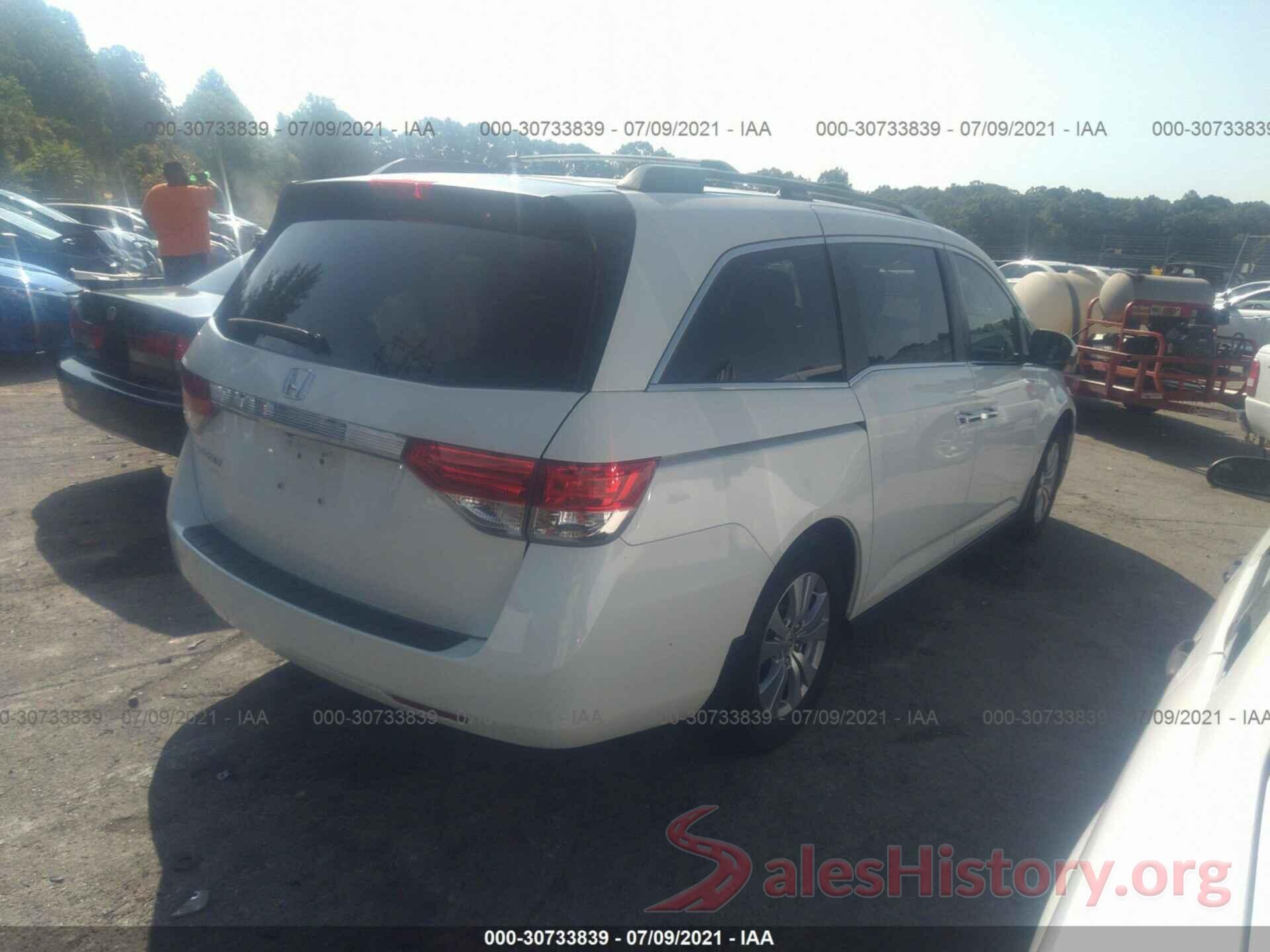 5FNRL5H64GB062503 2016 HONDA ODYSSEY