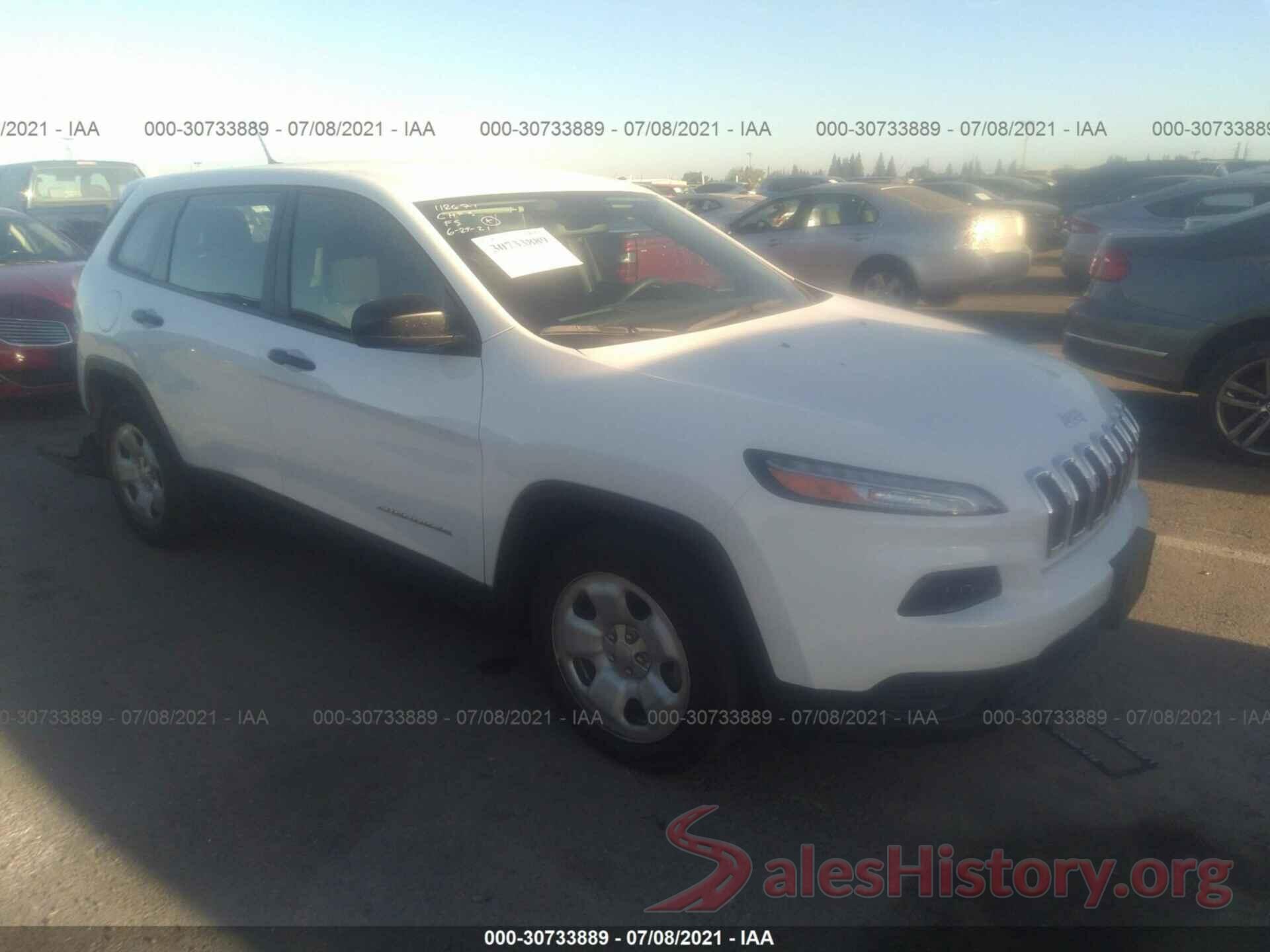 1C4PJLAB9GW282160 2016 JEEP CHEROKEE