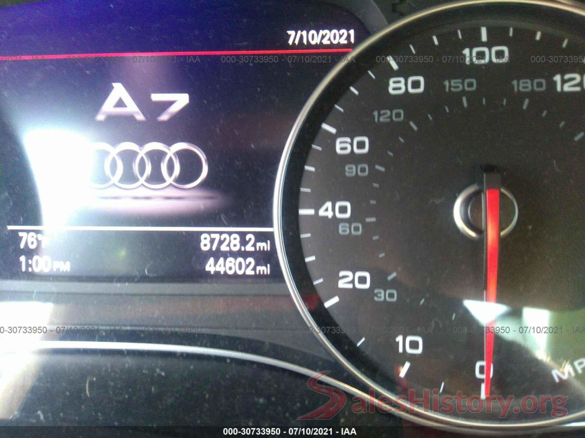 WAU2GAFC8GN114379 2016 AUDI A7