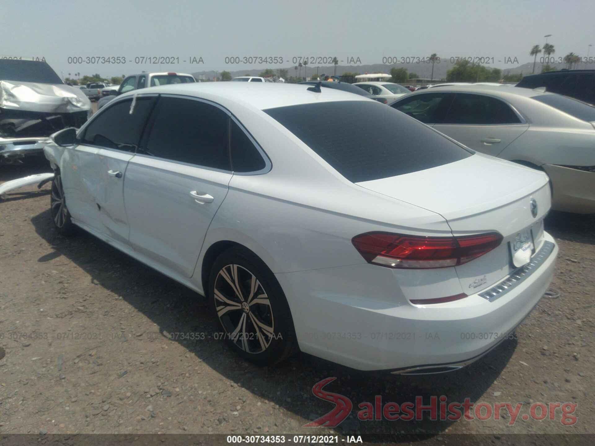 1VWSA7A31MC006267 2021 VOLKSWAGEN PASSAT