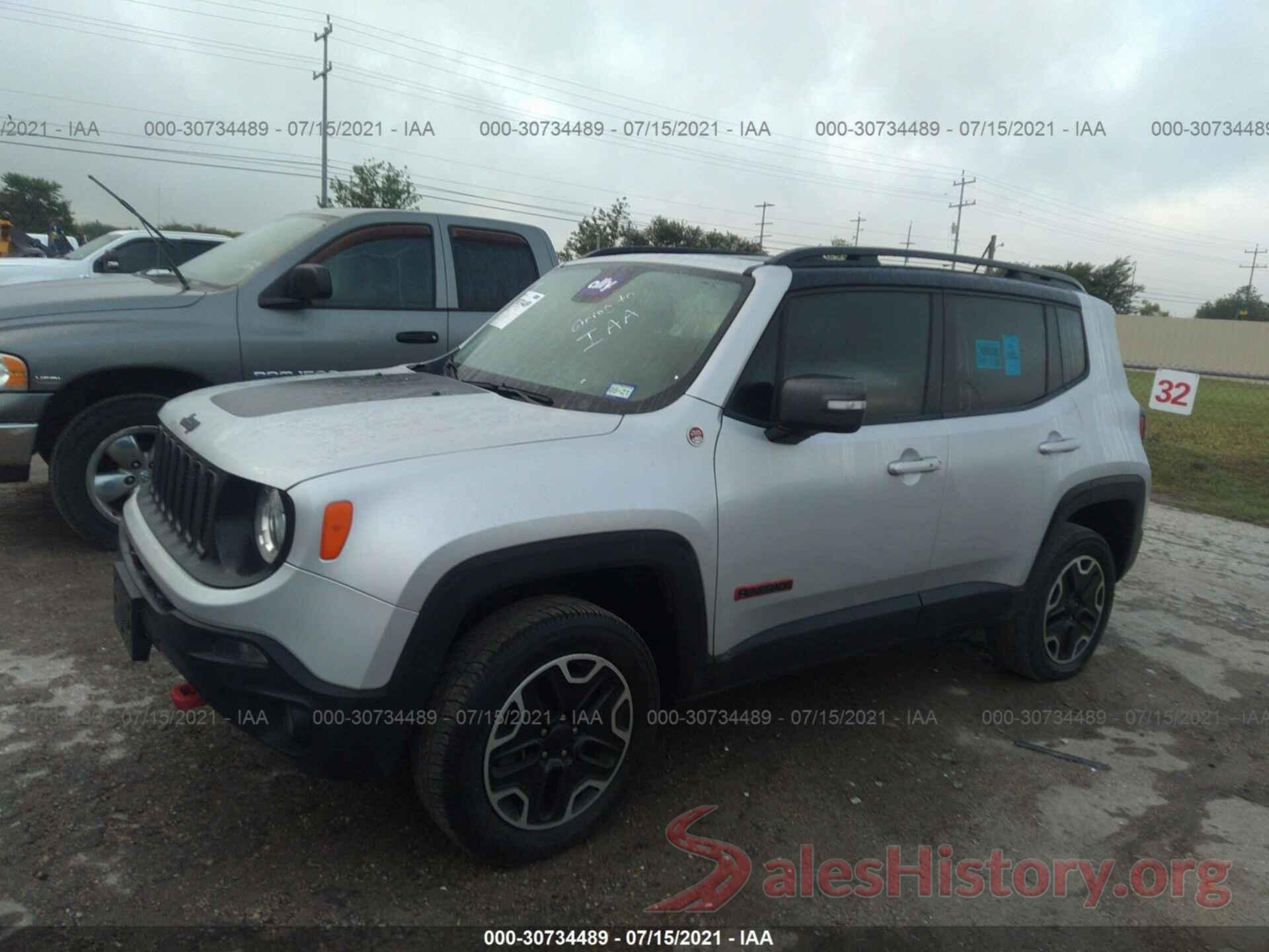 ZACCJBCT3GPE17791 2016 JEEP RENEGADE