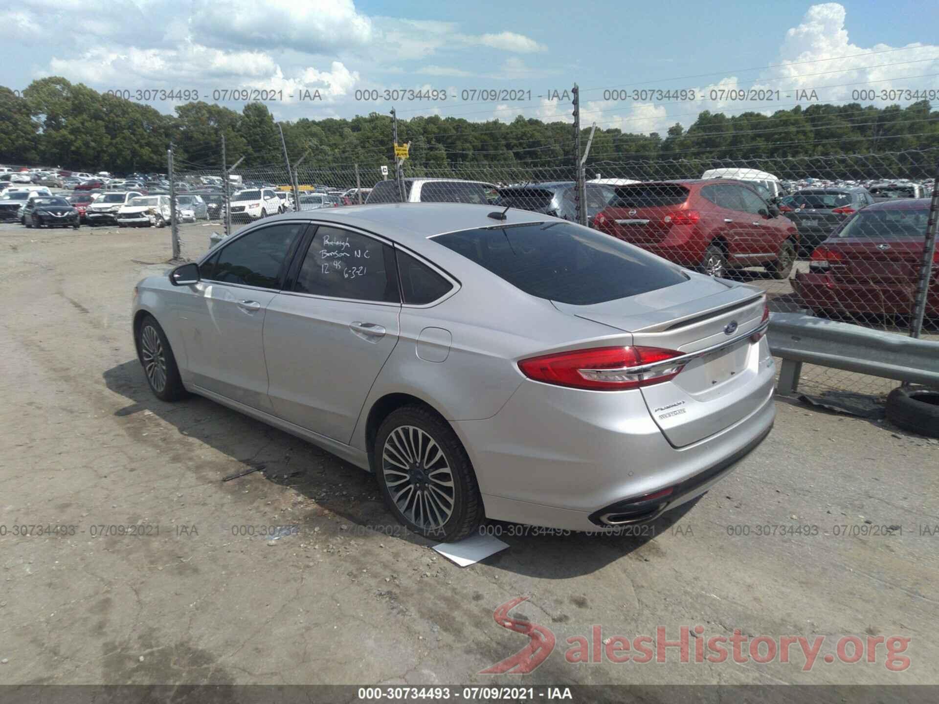 3FA6P0D90JR192381 2018 FORD FUSION