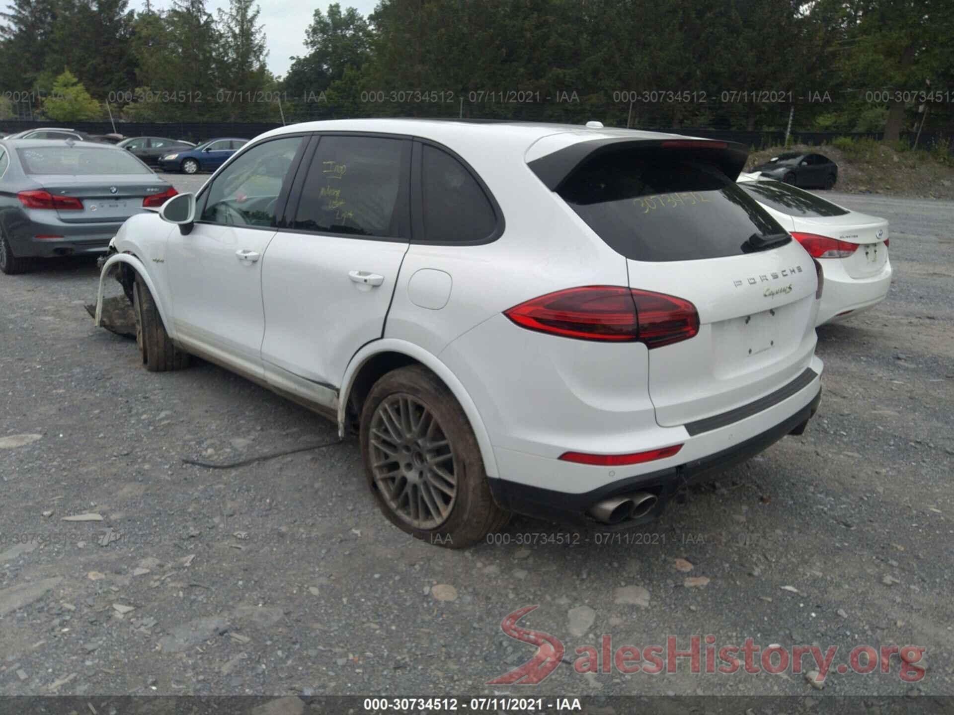 WP1AE2A25HLA75285 2017 PORSCHE CAYENNE