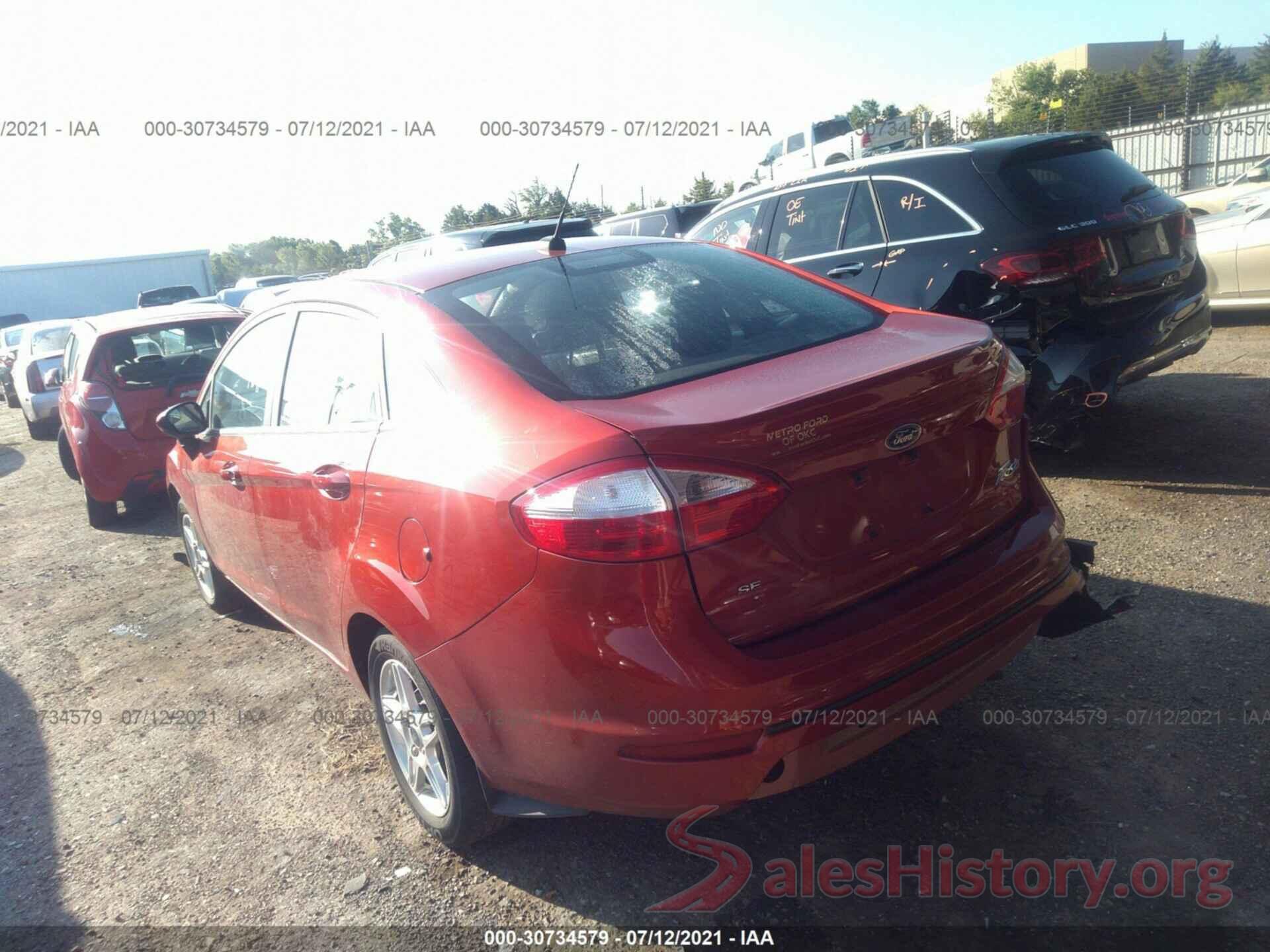 3FADP4BJ7KM165656 2019 FORD FIESTA