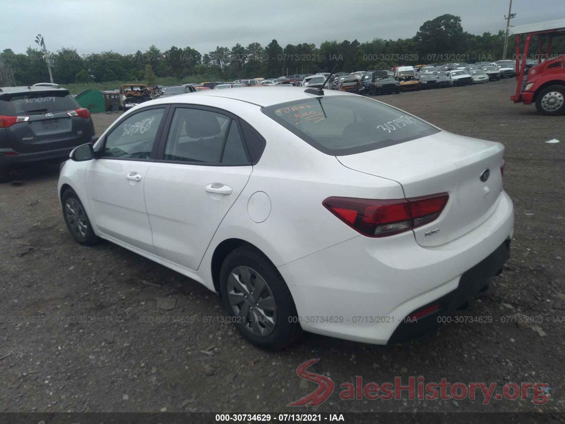 3KPA24AD0LE302715 2020 KIA RIO