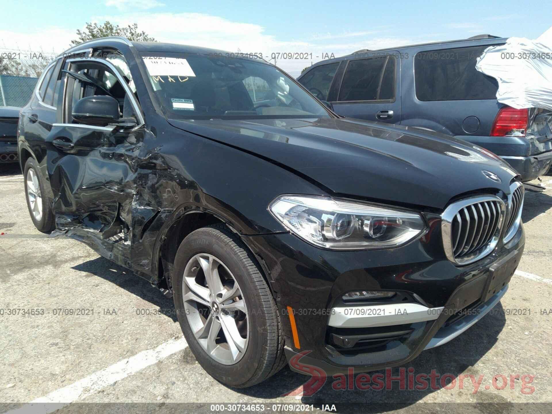 5UXTY3C09L9B31772 2020 BMW X3