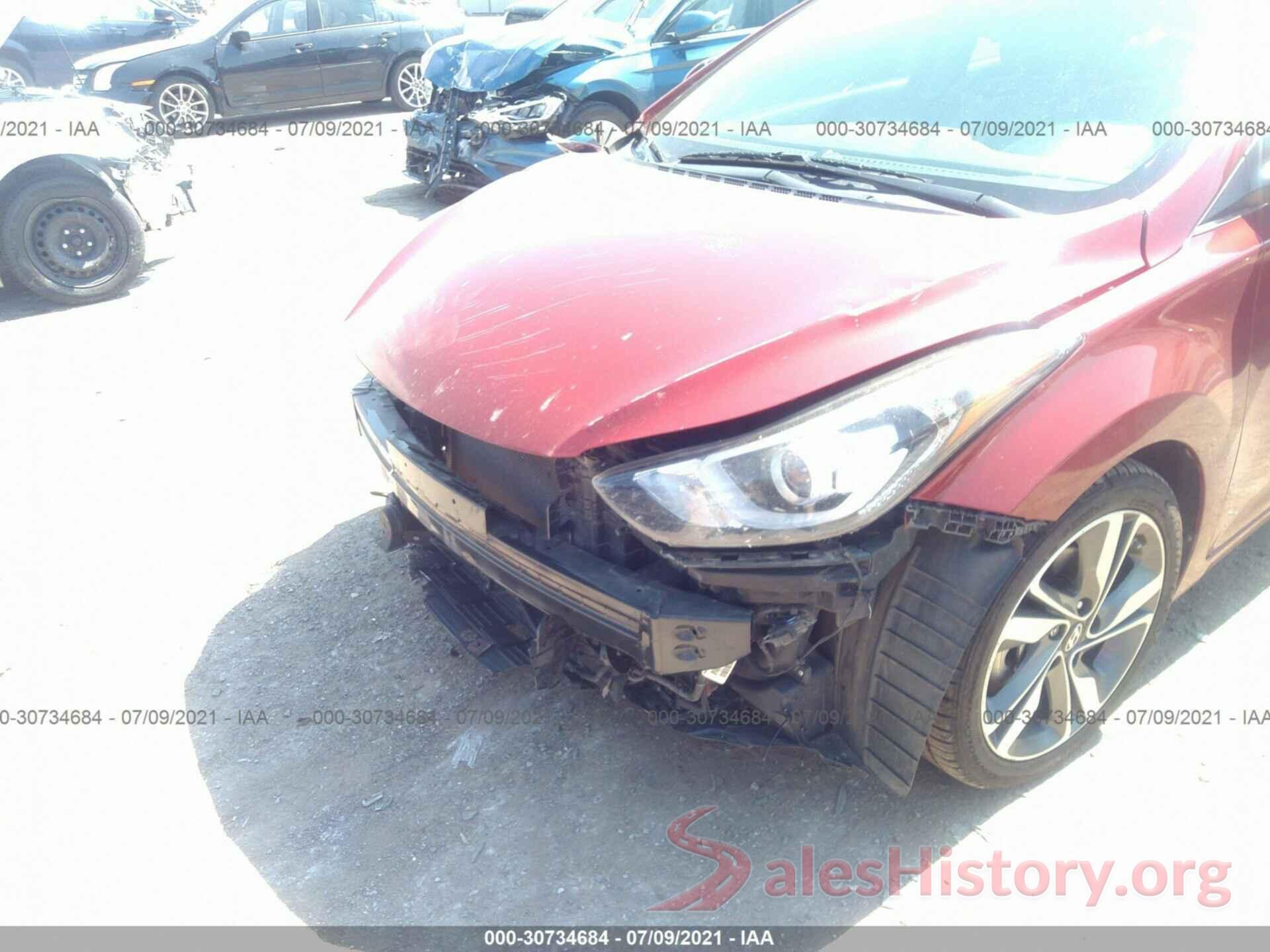 5NPDH4AE0GH654070 2016 HYUNDAI ELANTRA