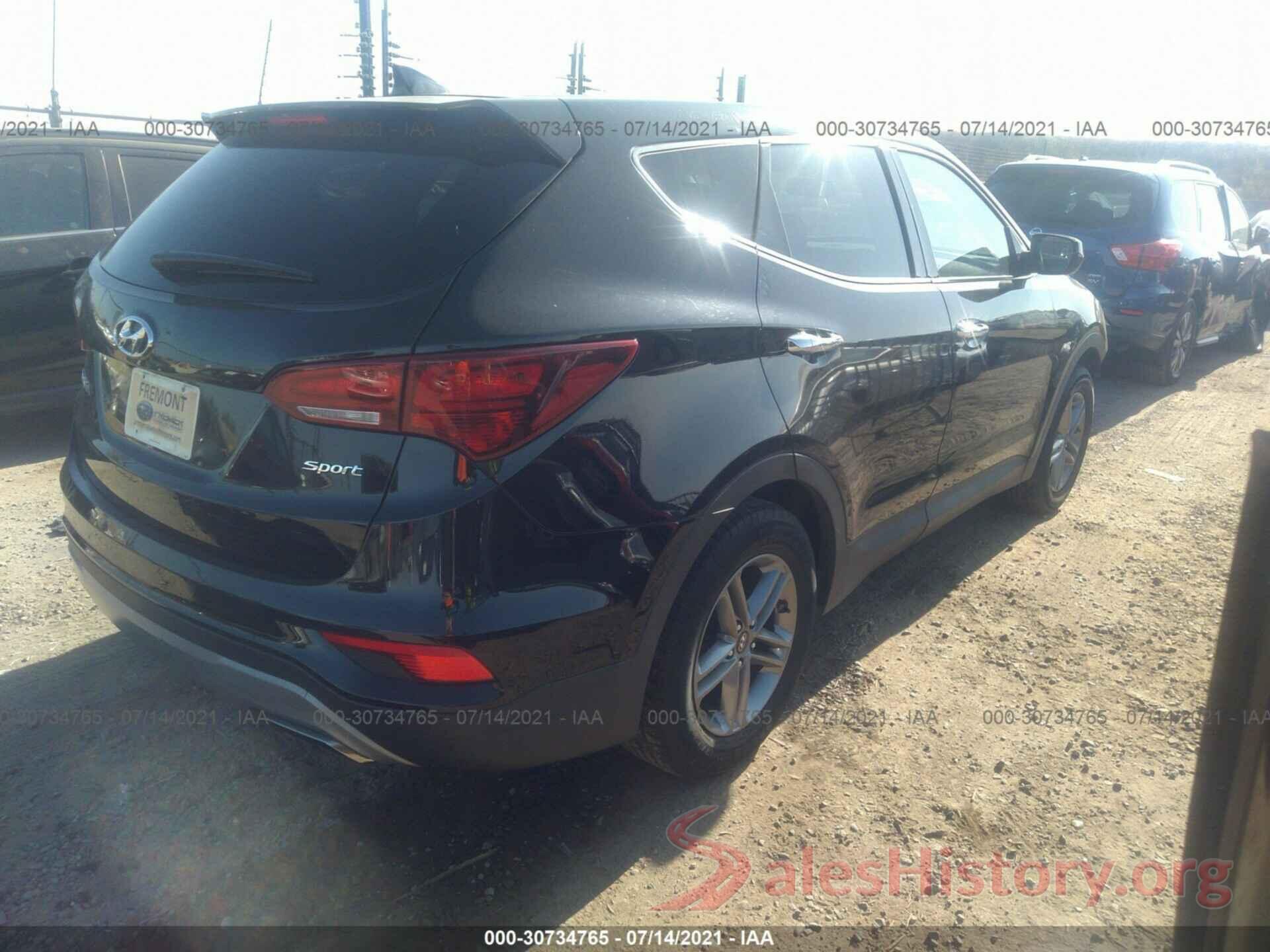 5XYZT3LBXHG412249 2017 HYUNDAI SANTA FE SPORT