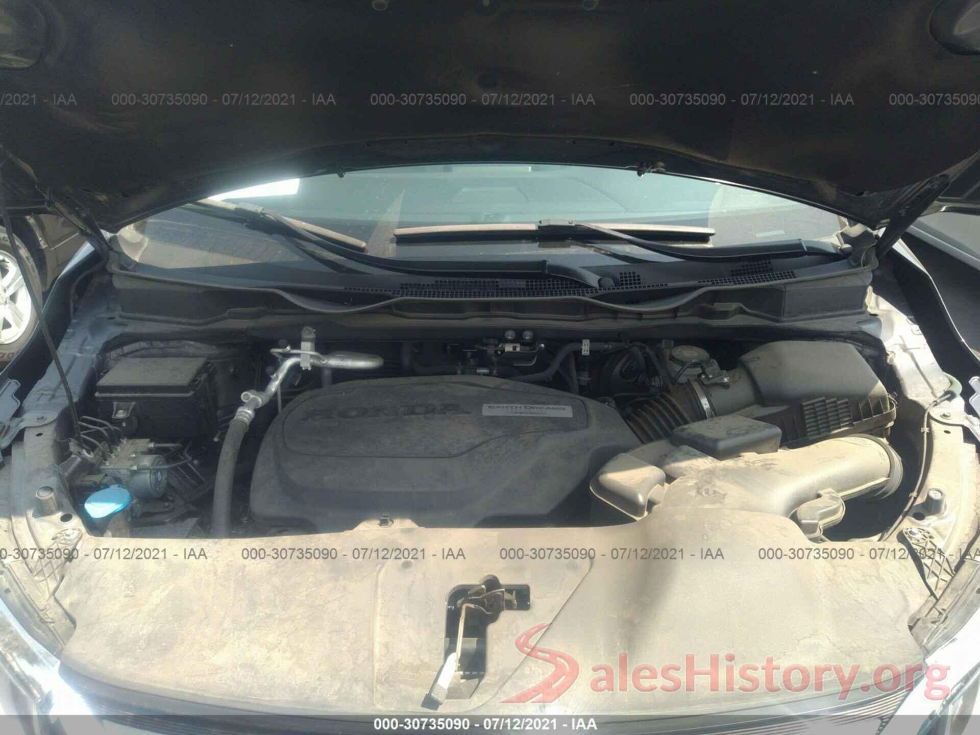 5FNRL6H25JB022215 2018 HONDA ODYSSEY