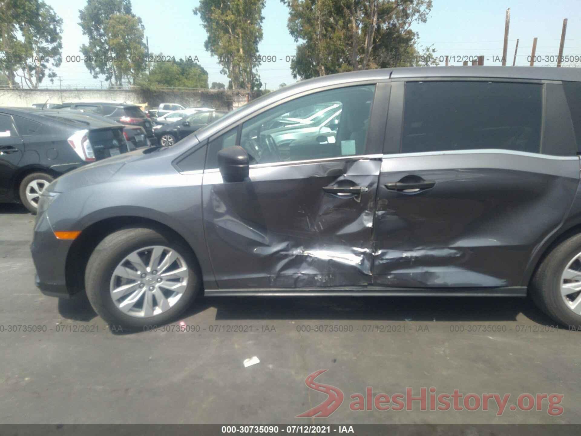 5FNRL6H25JB022215 2018 HONDA ODYSSEY