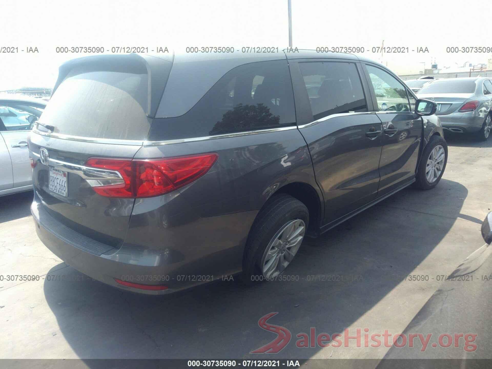 5FNRL6H25JB022215 2018 HONDA ODYSSEY