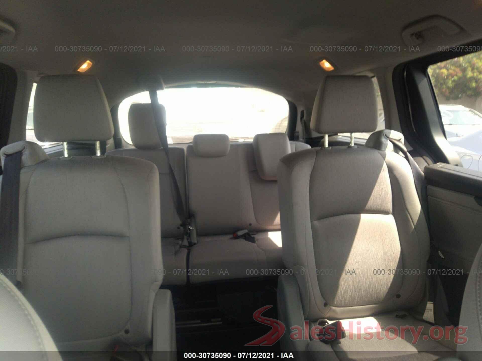 5FNRL6H25JB022215 2018 HONDA ODYSSEY