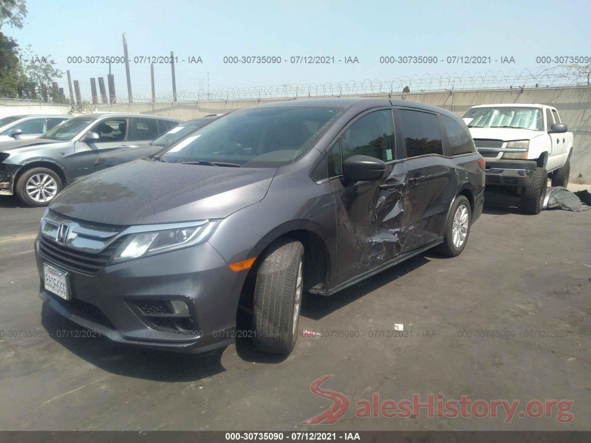 5FNRL6H25JB022215 2018 HONDA ODYSSEY