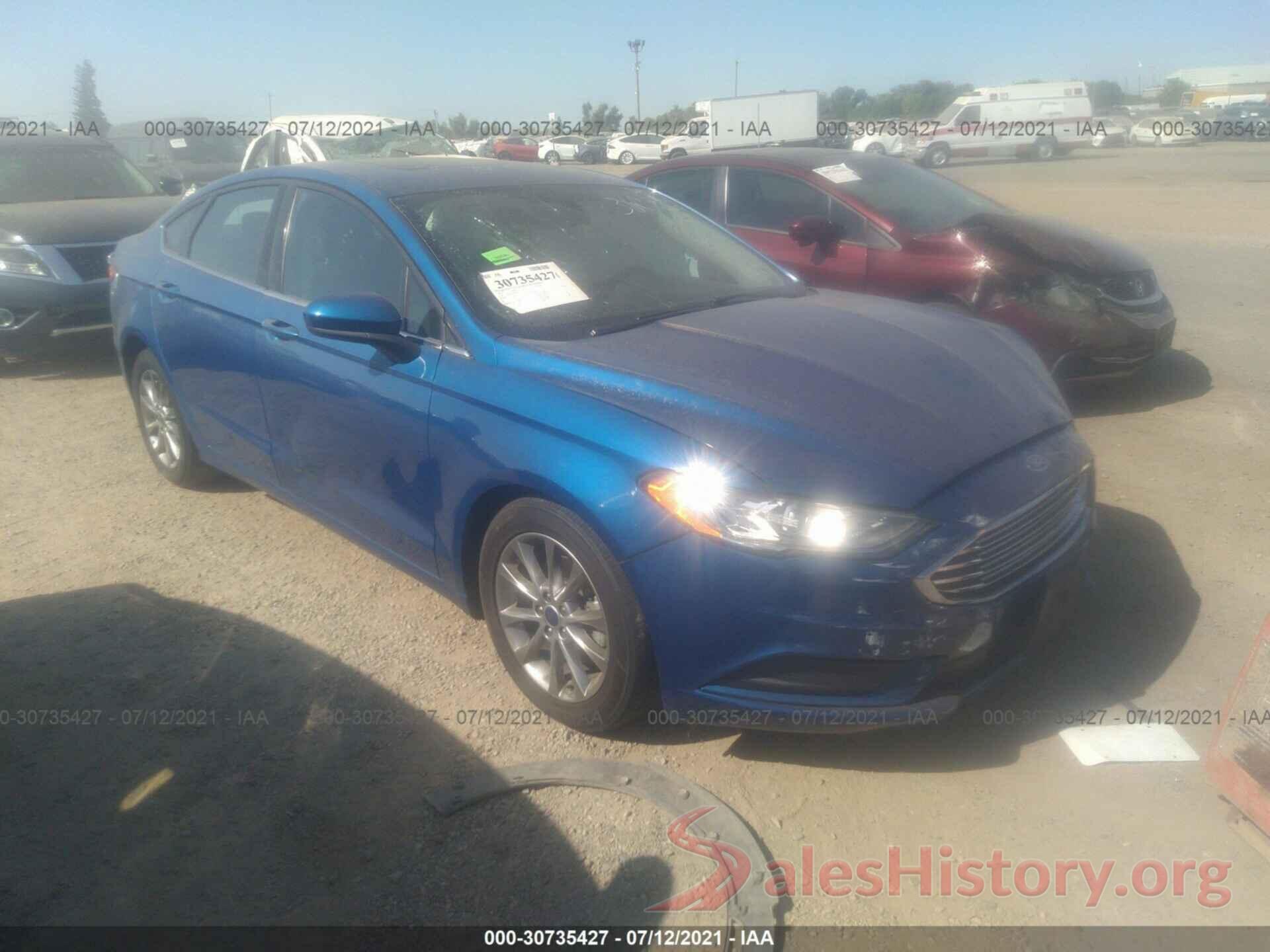 3FA6P0H78HR110237 2017 FORD FUSION