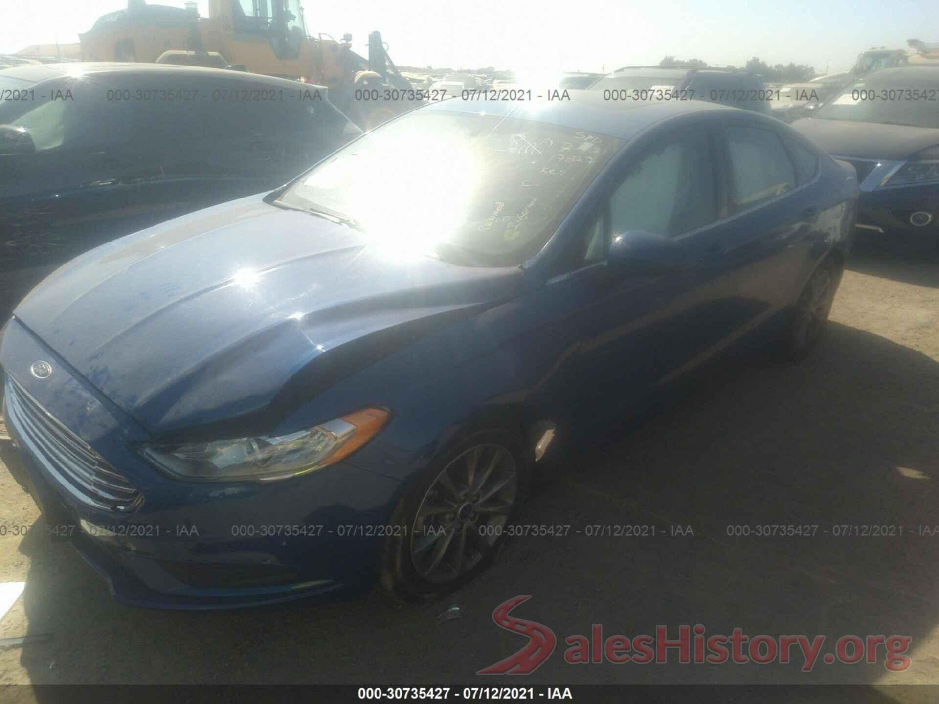 3FA6P0H78HR110237 2017 FORD FUSION