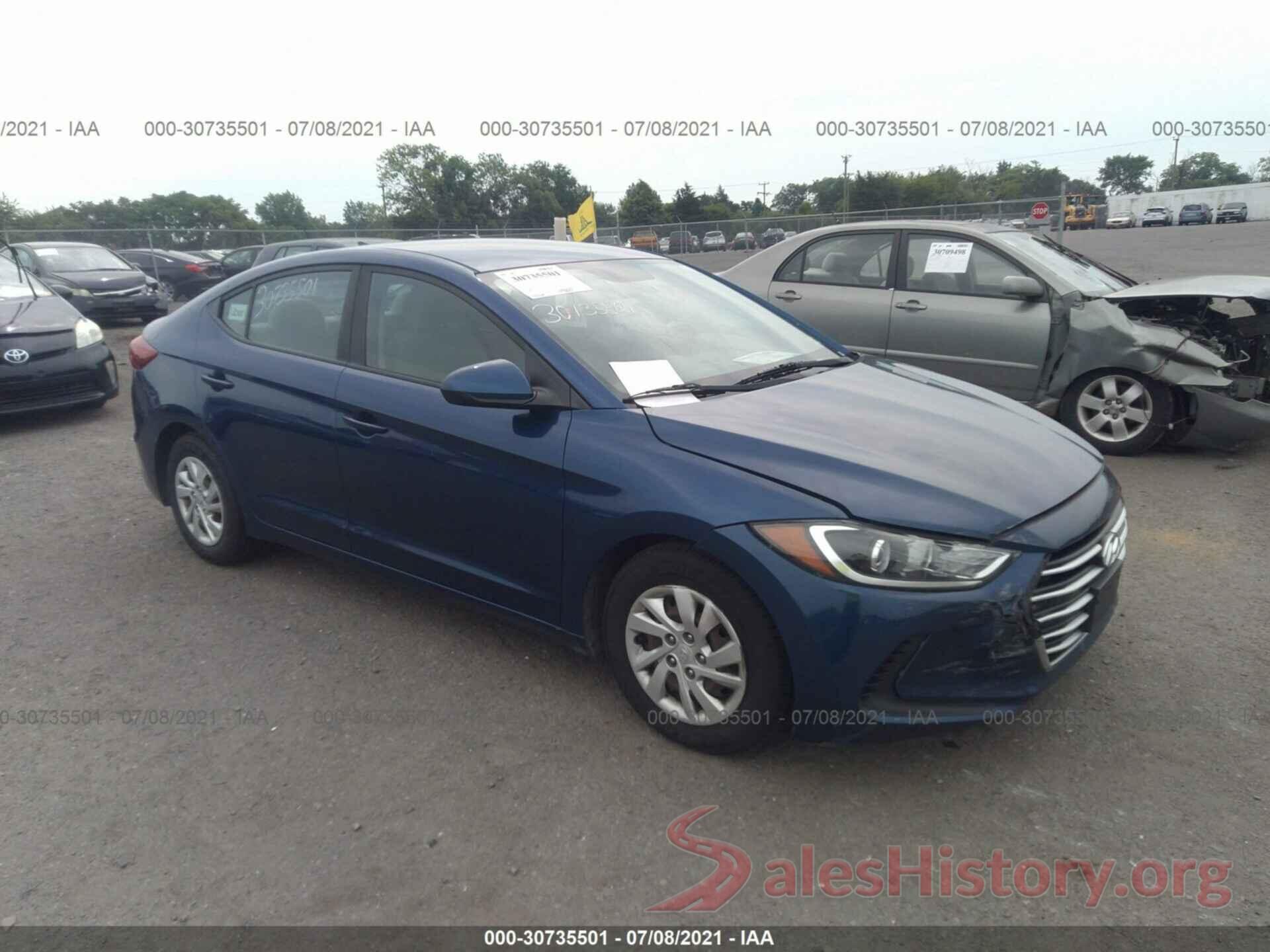 5NPD74LF6HH151153 2017 HYUNDAI ELANTRA