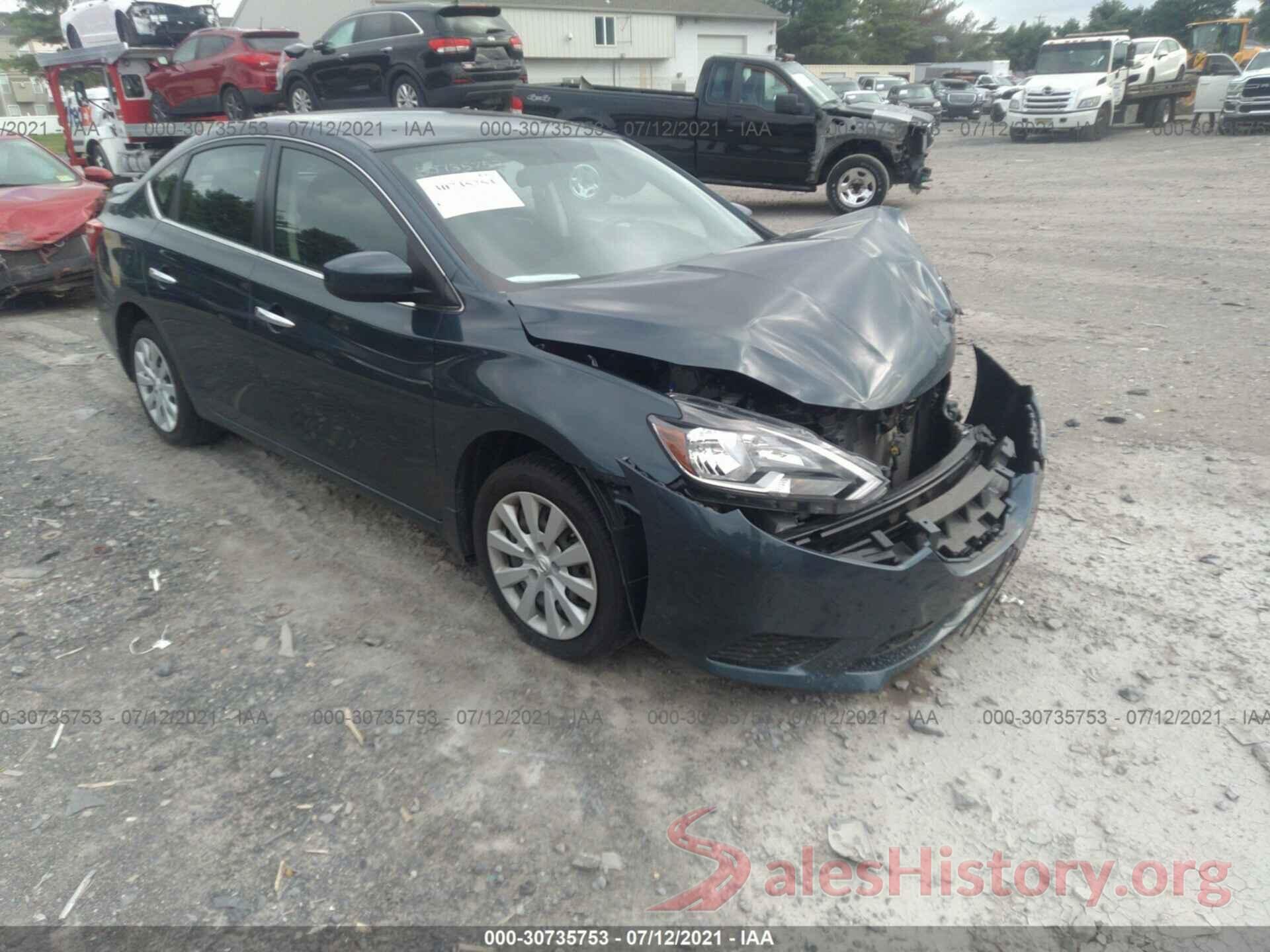 3N1AB7APXGL663546 2016 NISSAN SENTRA