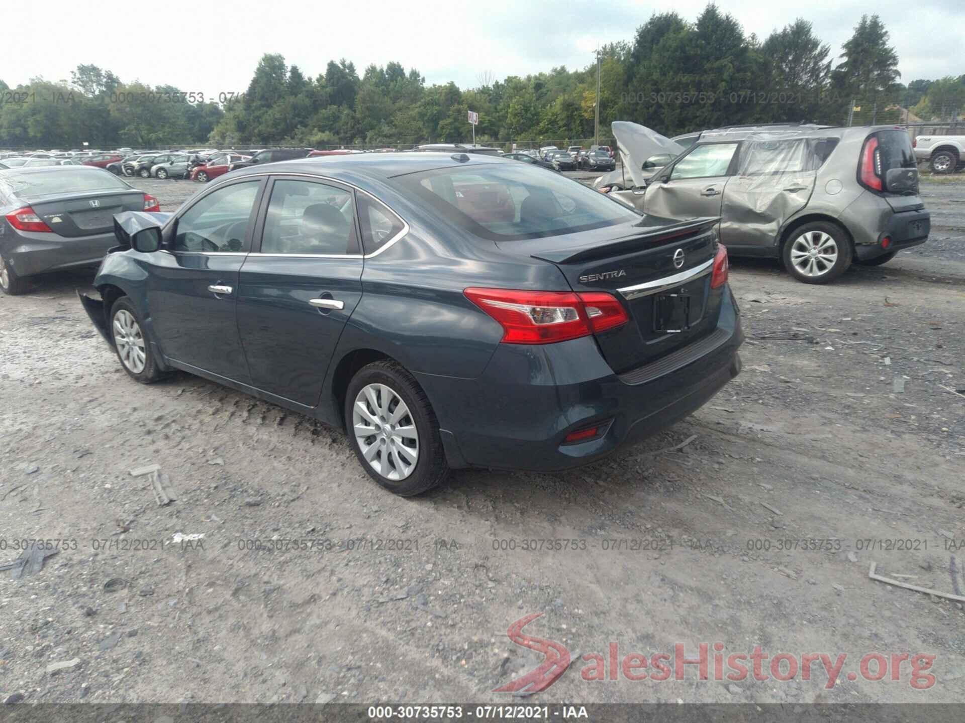 3N1AB7APXGL663546 2016 NISSAN SENTRA