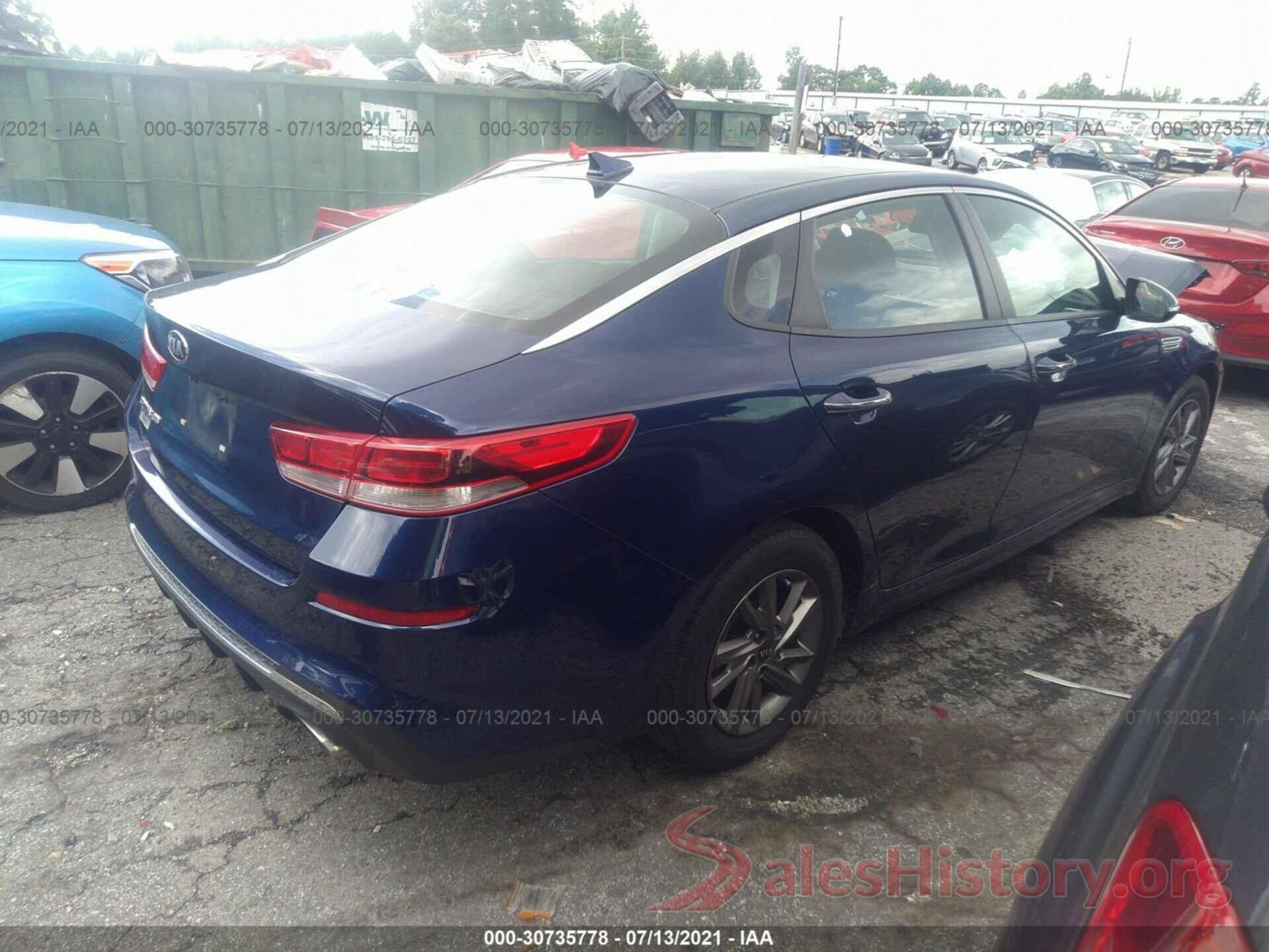 5XXGT4L33KG340358 2019 KIA OPTIMA