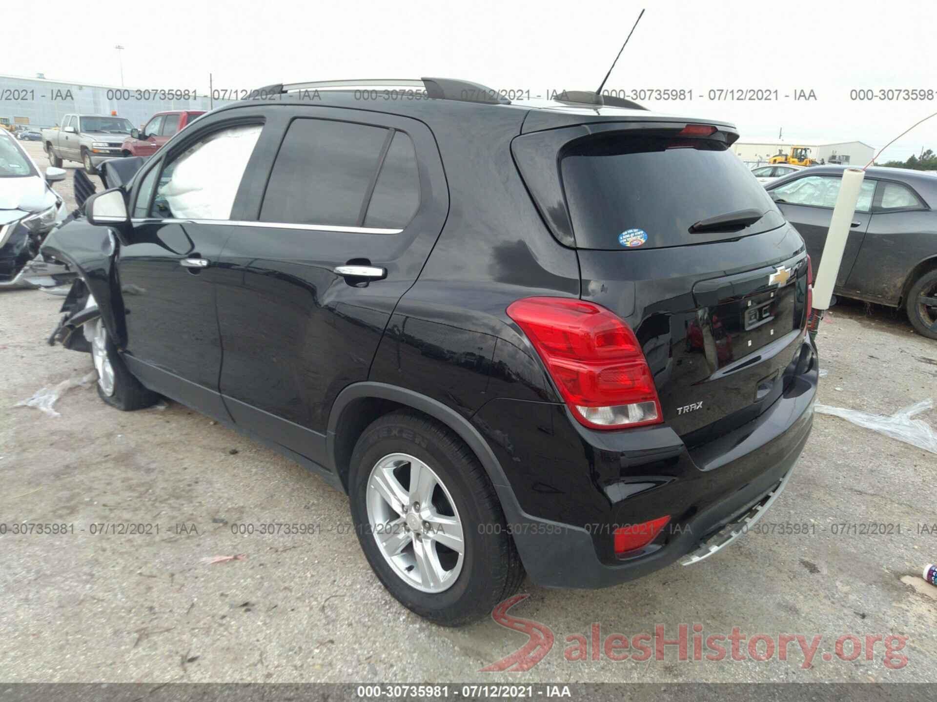 3GNCJLSBXHL278243 2017 CHEVROLET TRAX